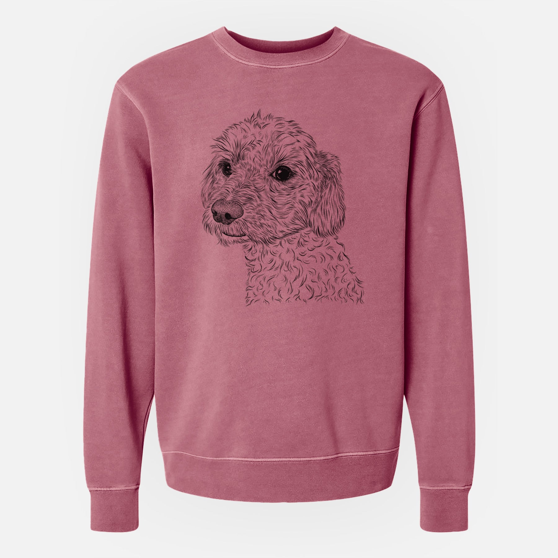 Bare Georgie Boy the Mixed Breed - Unisex Pigment Dyed Crew Sweatshirt