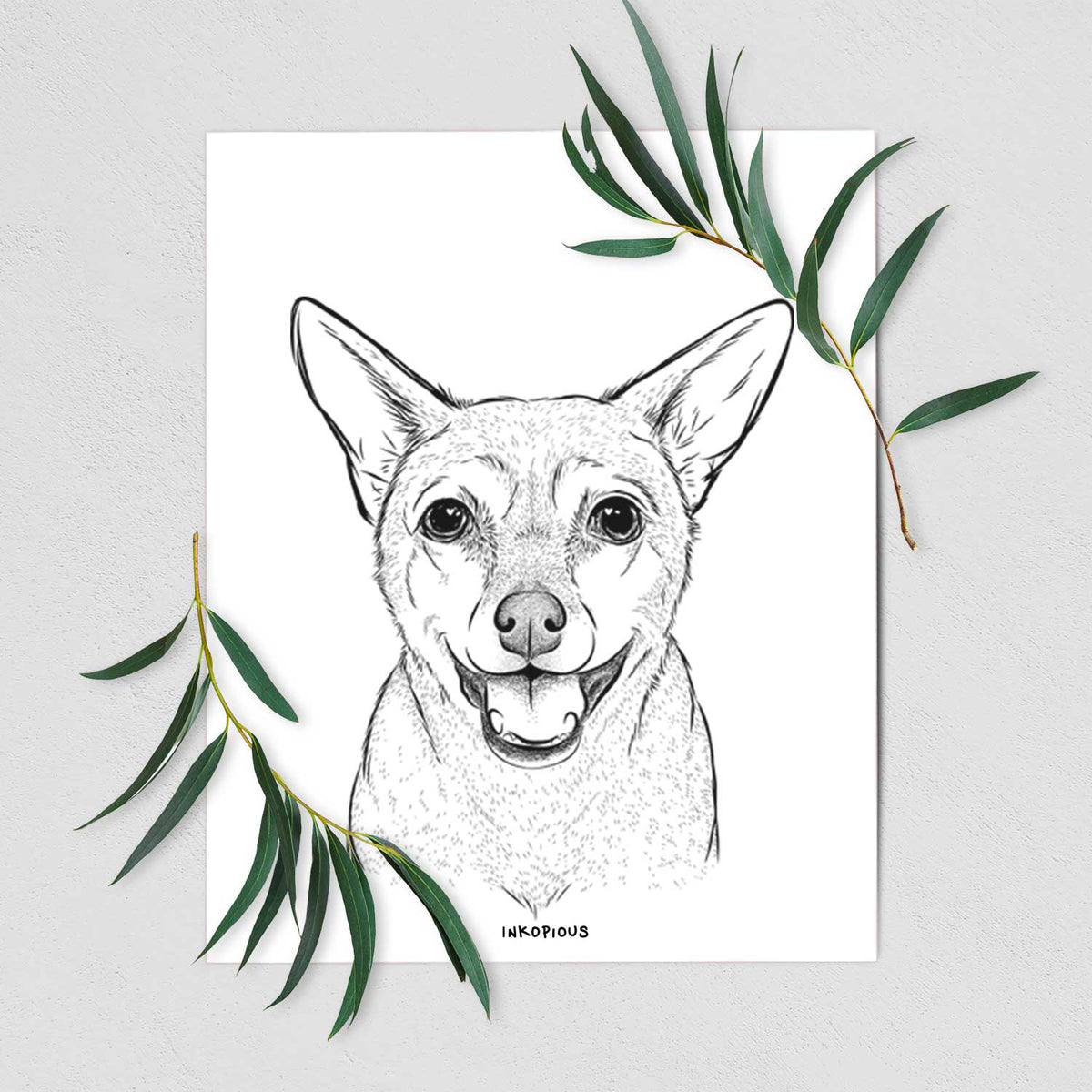 Georgie the Chiweenie Art Print