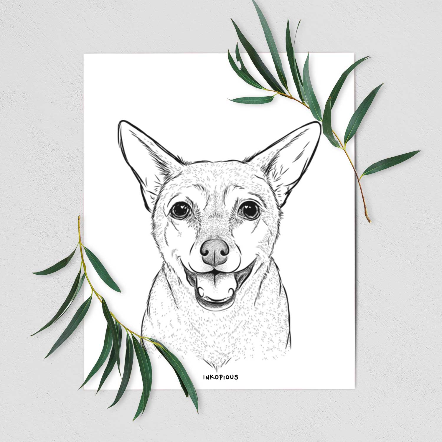 Georgie the Chiweenie Art Print