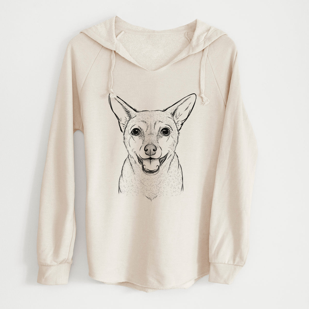 Bare Georgie the Chiweenie - Cali Wave Hooded Sweatshirt