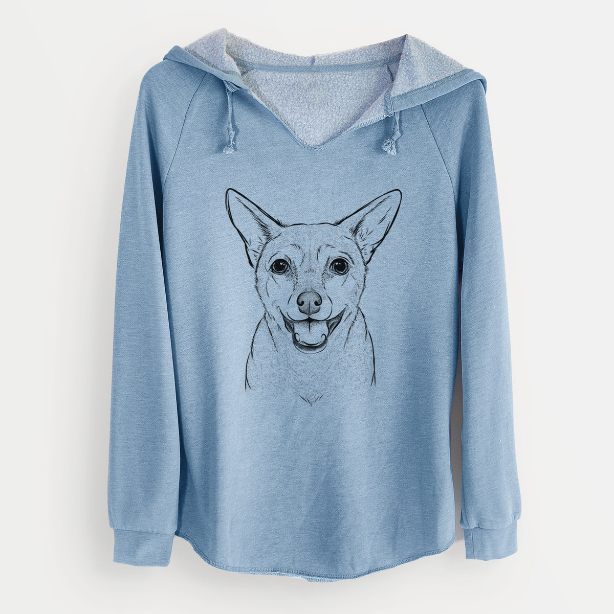 Bare Georgie the Chiweenie - Cali Wave Hooded Sweatshirt