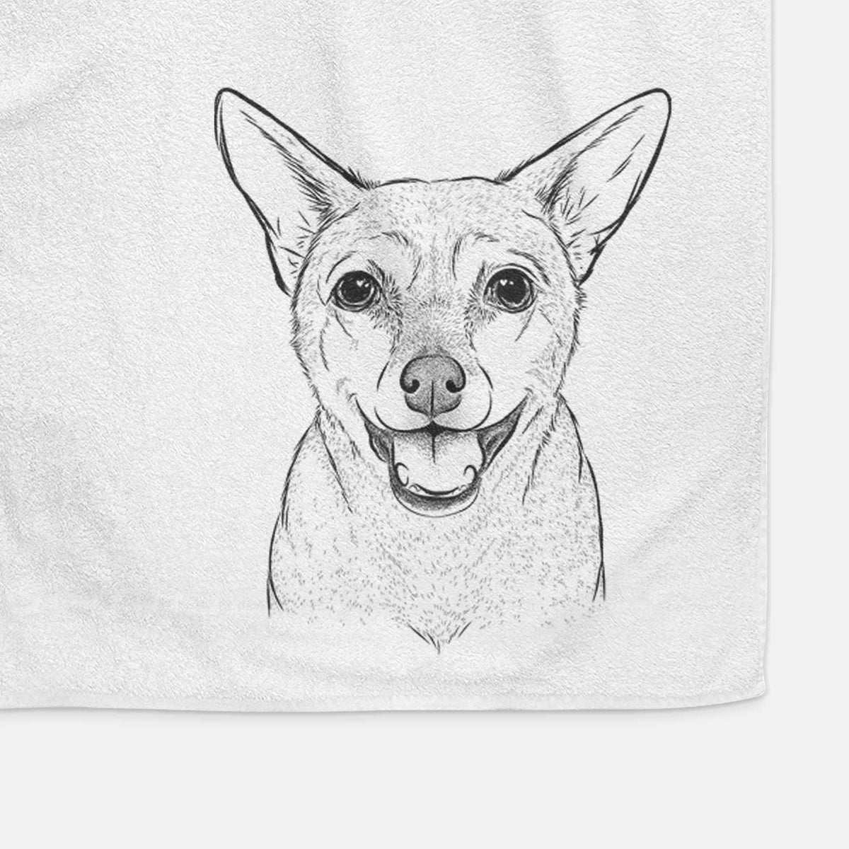 Georgie the Chiweenie Decorative Hand Towel
