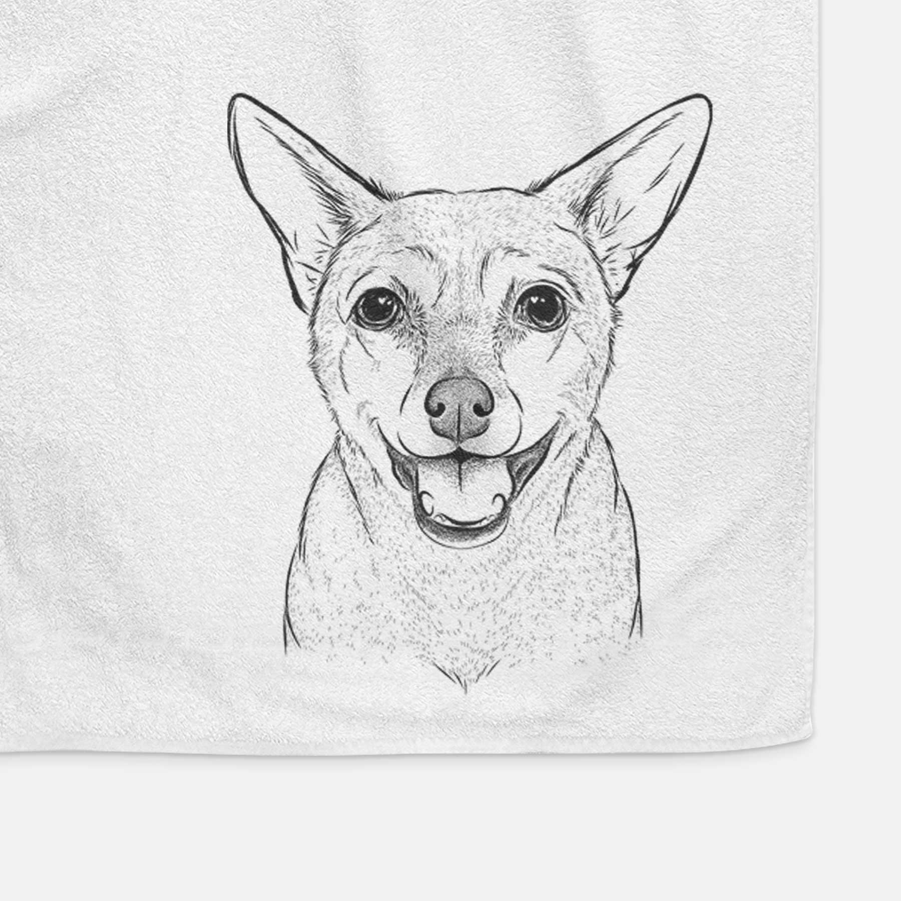 Georgie the Chiweenie Decorative Hand Towel