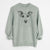 Bare Georgie Rat the Terrier Mix - Unisex Pigment Dyed Crew Sweatshirt