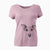 Bare Georgie Rat the Terrier Mix - Women's V-neck Shirt