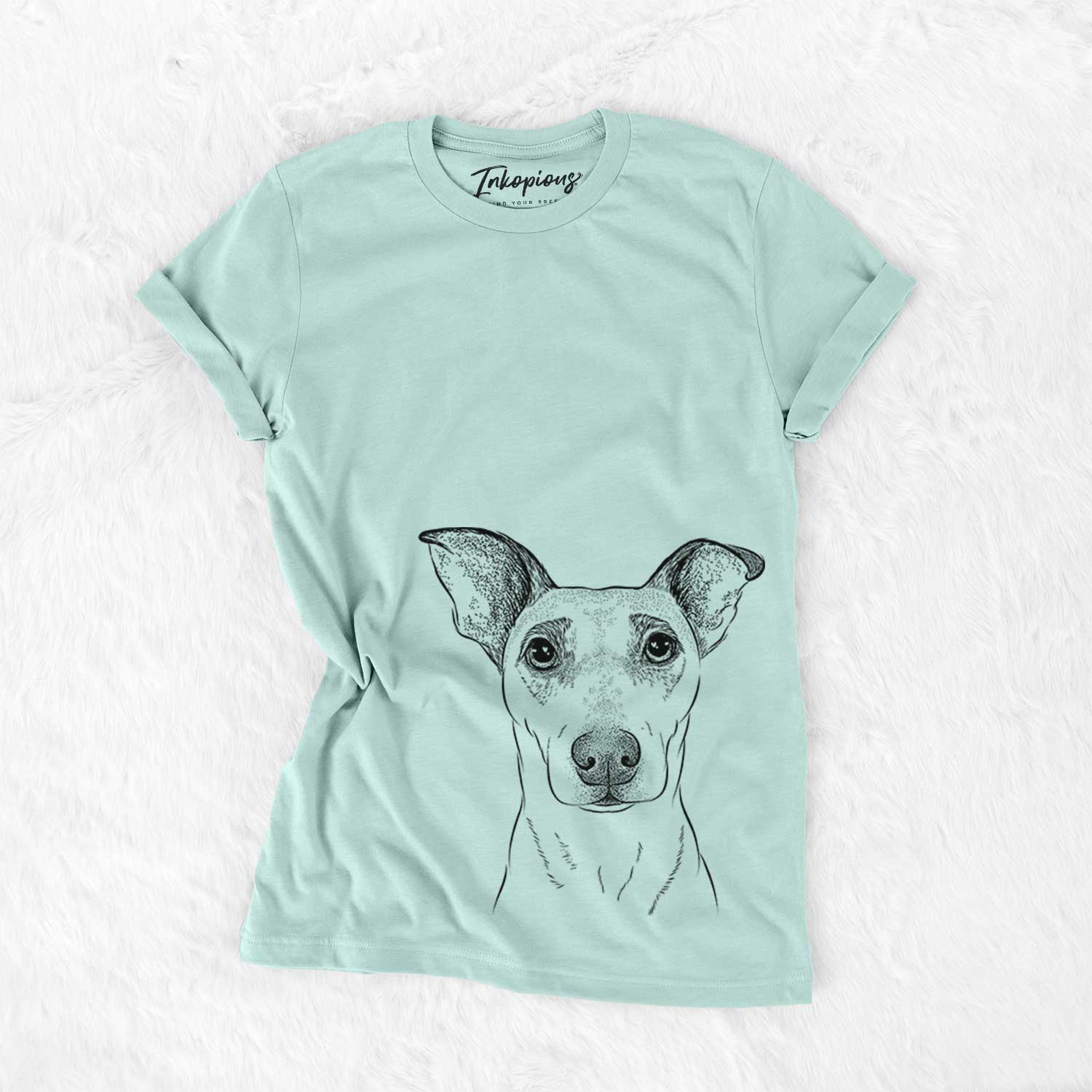 Bare Georgie Rat the Terrier Mix - Unisex Crewneck