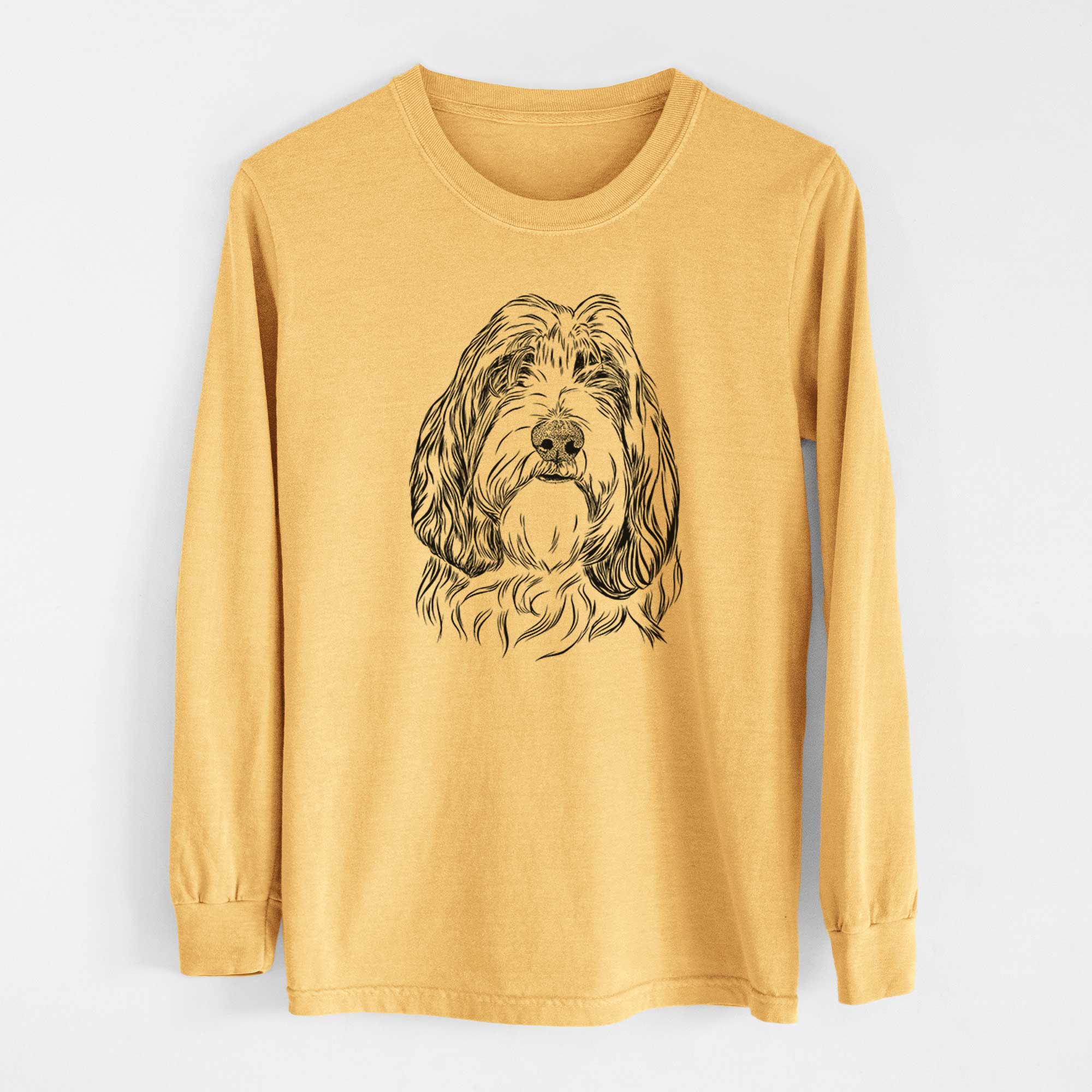 Bare Gerard the Petit Basset Griffon Vendeen - Heavyweight 100% Cotton Long Sleeve