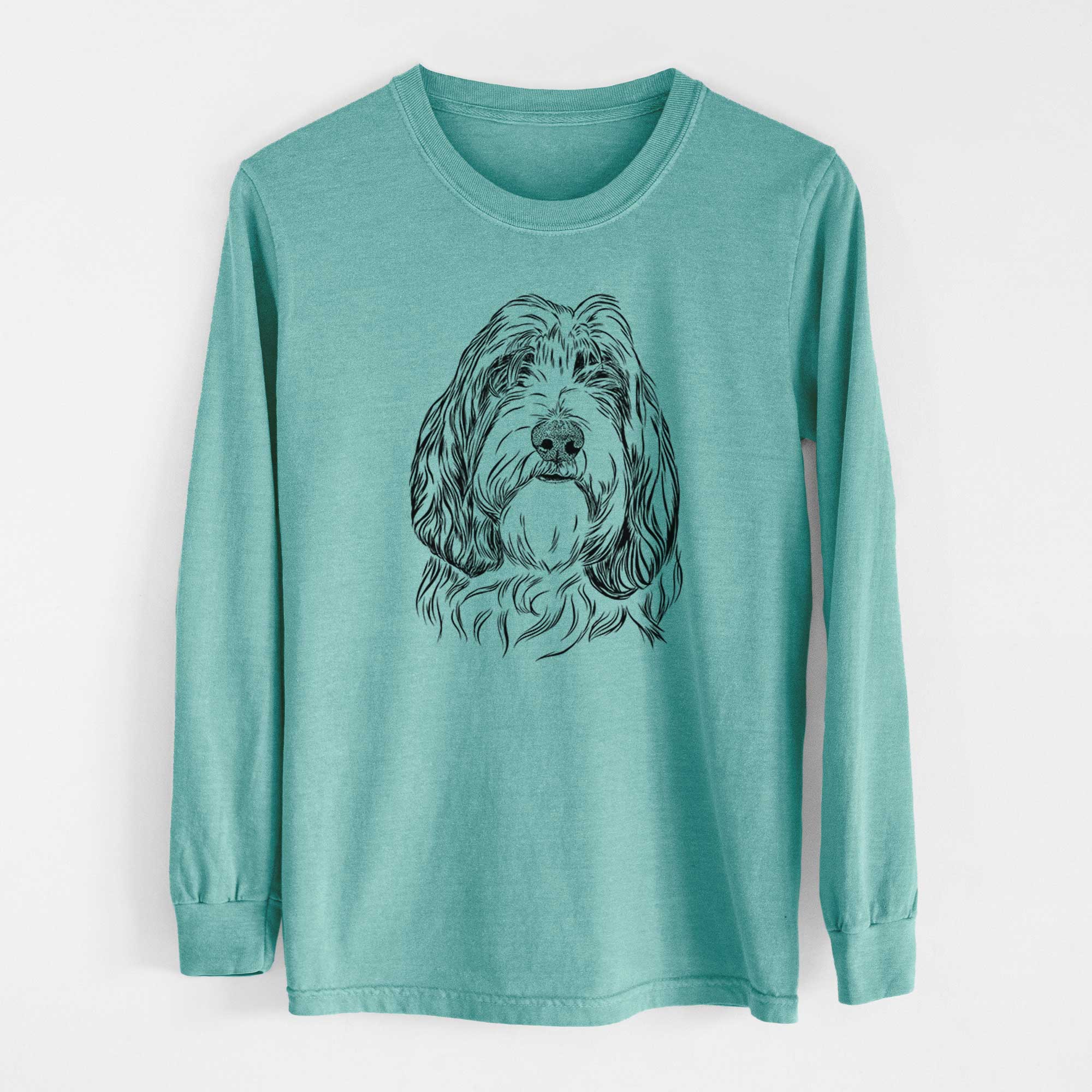 Bare Gerard the Petit Basset Griffon Vendeen - Heavyweight 100% Cotton Long Sleeve