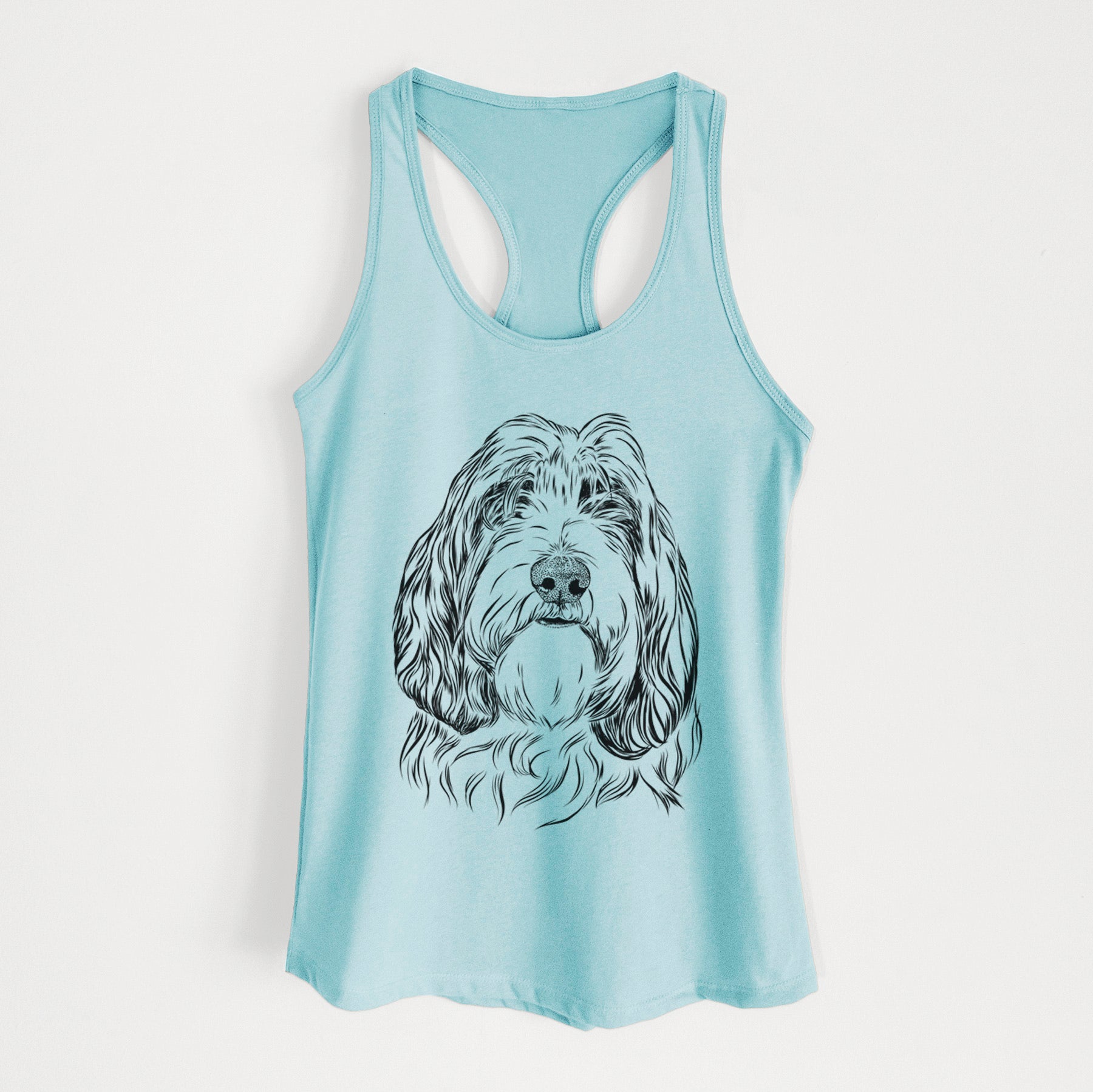 Gerard the Petit Basset Griffon Vendeen - Women's Racerback Tanktop