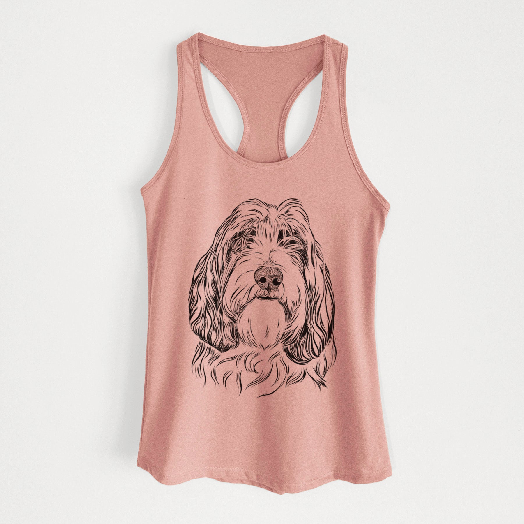 Gerard the Petit Basset Griffon Vendeen - Women's Racerback Tanktop