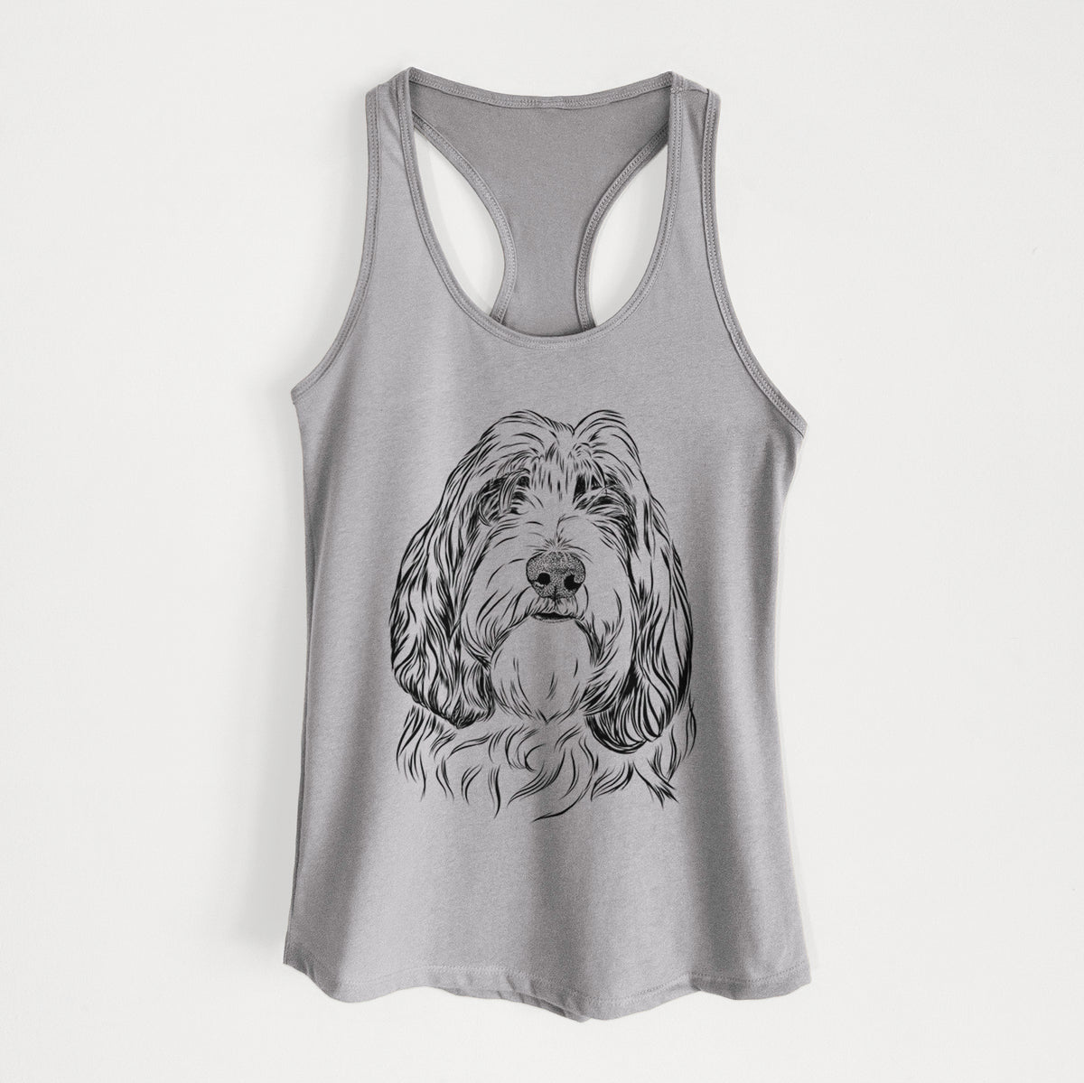 Gerard the Petit Basset Griffon Vendeen - Women&#39;s Racerback Tanktop