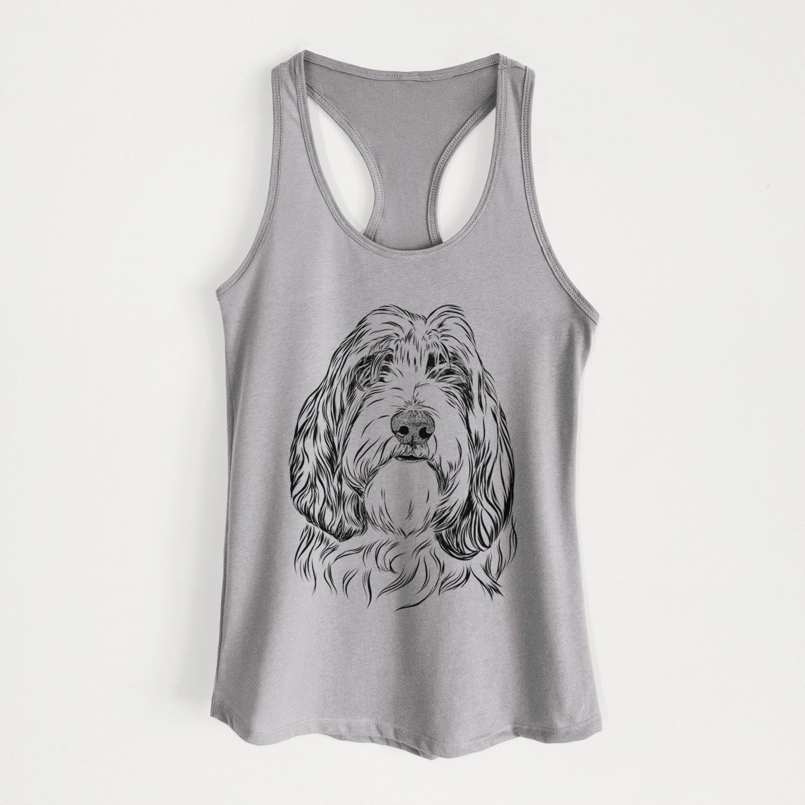 Gerard the Petit Basset Griffon Vendeen - Women's Racerback Tanktop