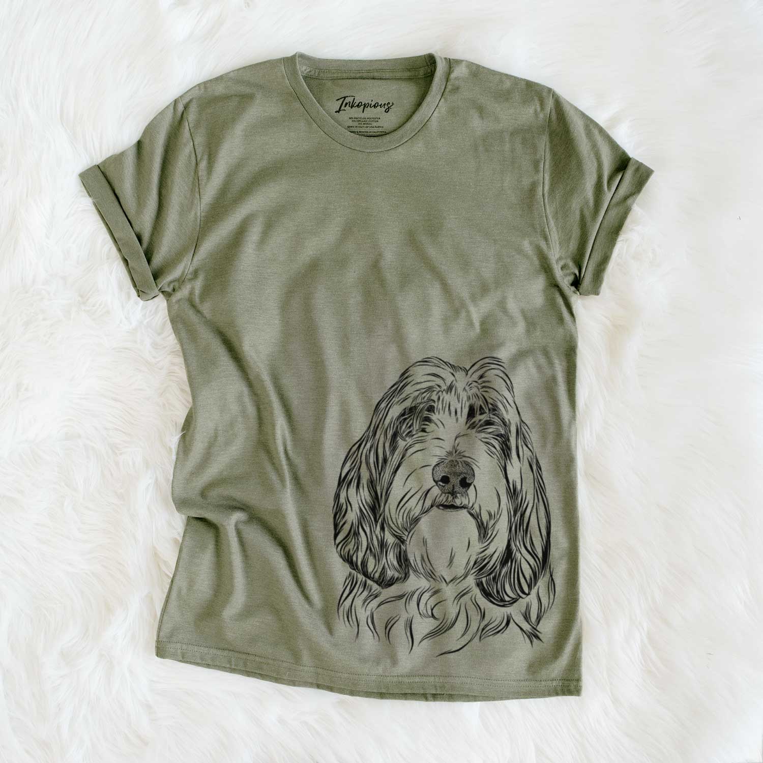 Bare Gerard the Petit Basset Griffon Vendeen - Unisex Crewneck