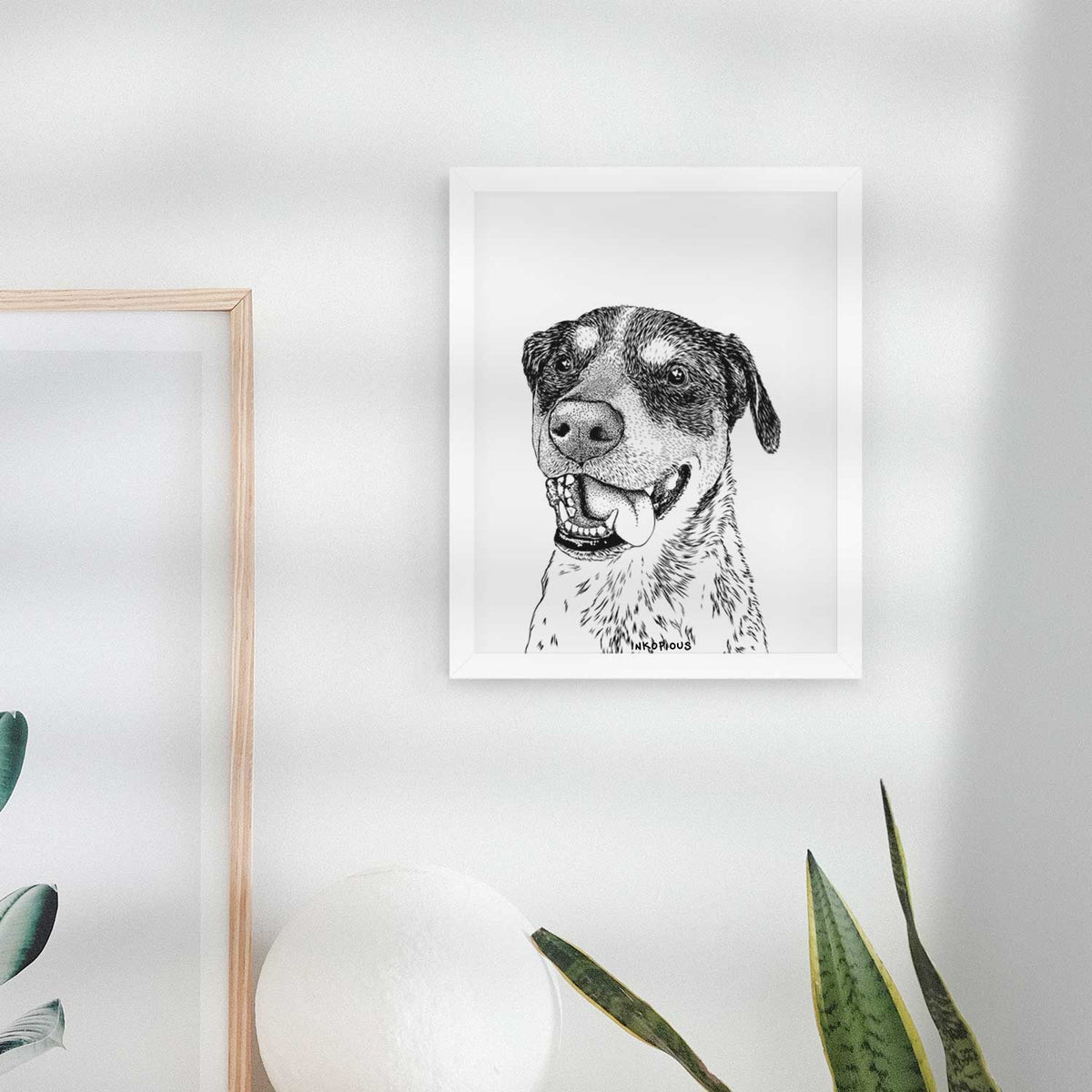 Gerti the Mixed Breed Art Print