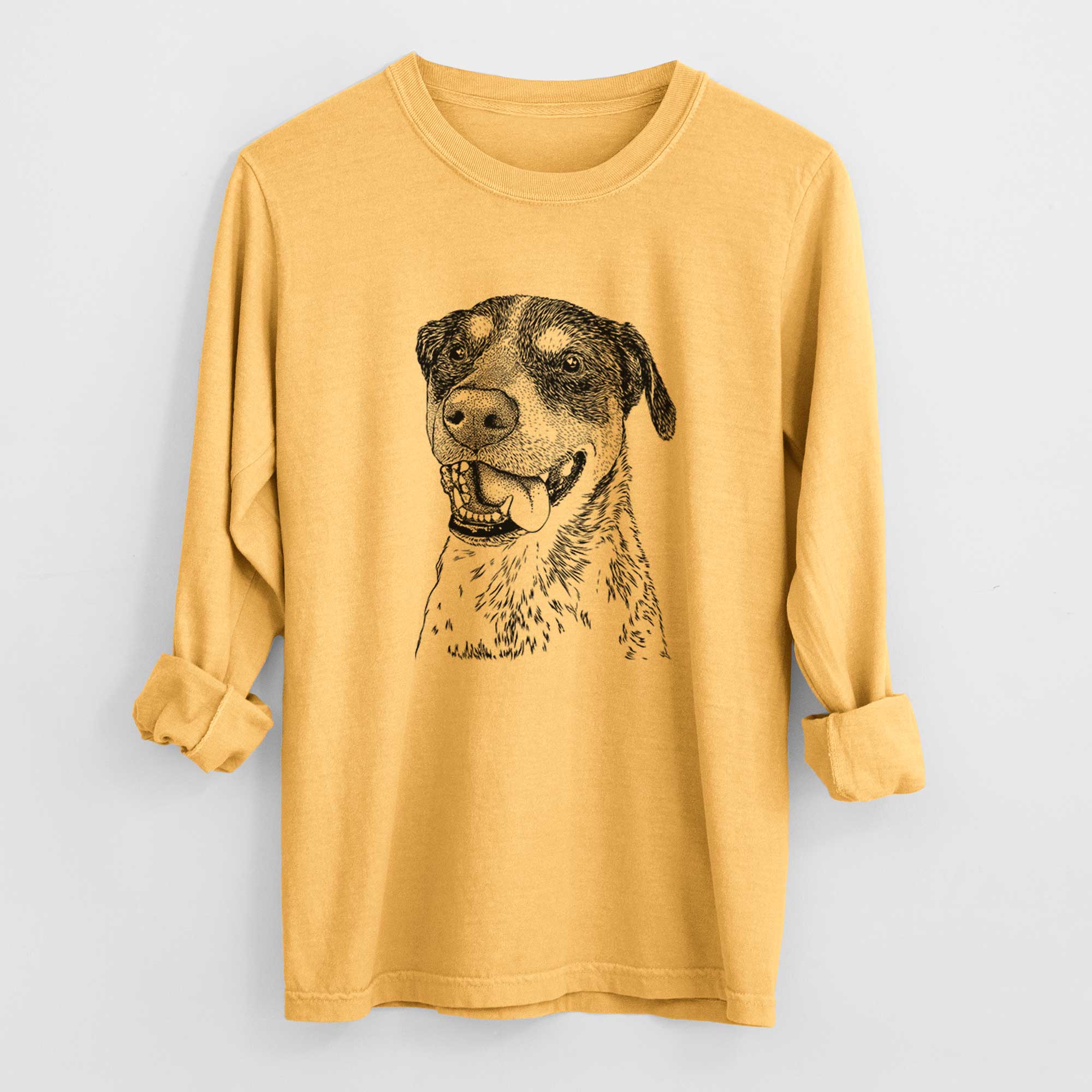 Bare Gerti the Mixed Breed - Heavyweight 100% Cotton Long Sleeve