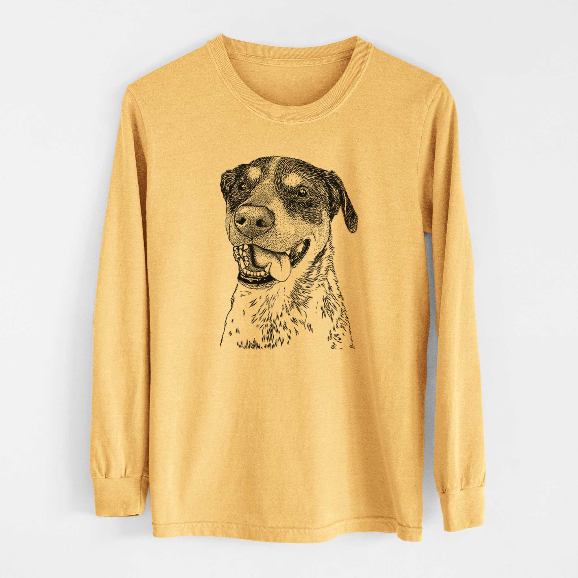 Bare Gerti the Mixed Breed - Heavyweight 100% Cotton Long Sleeve