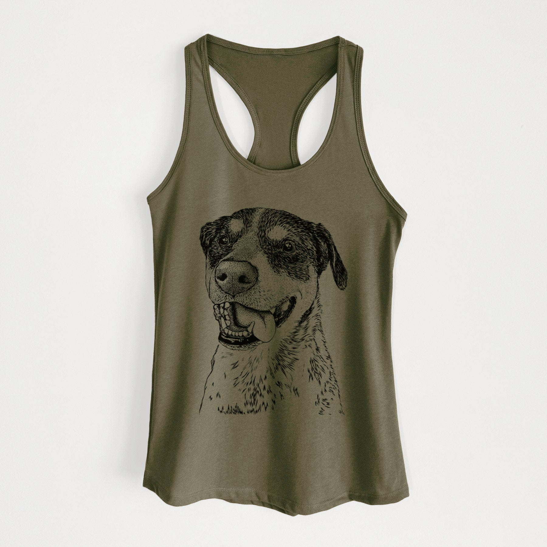 Gerti the Mixed Breed - Women's Racerback Tanktop