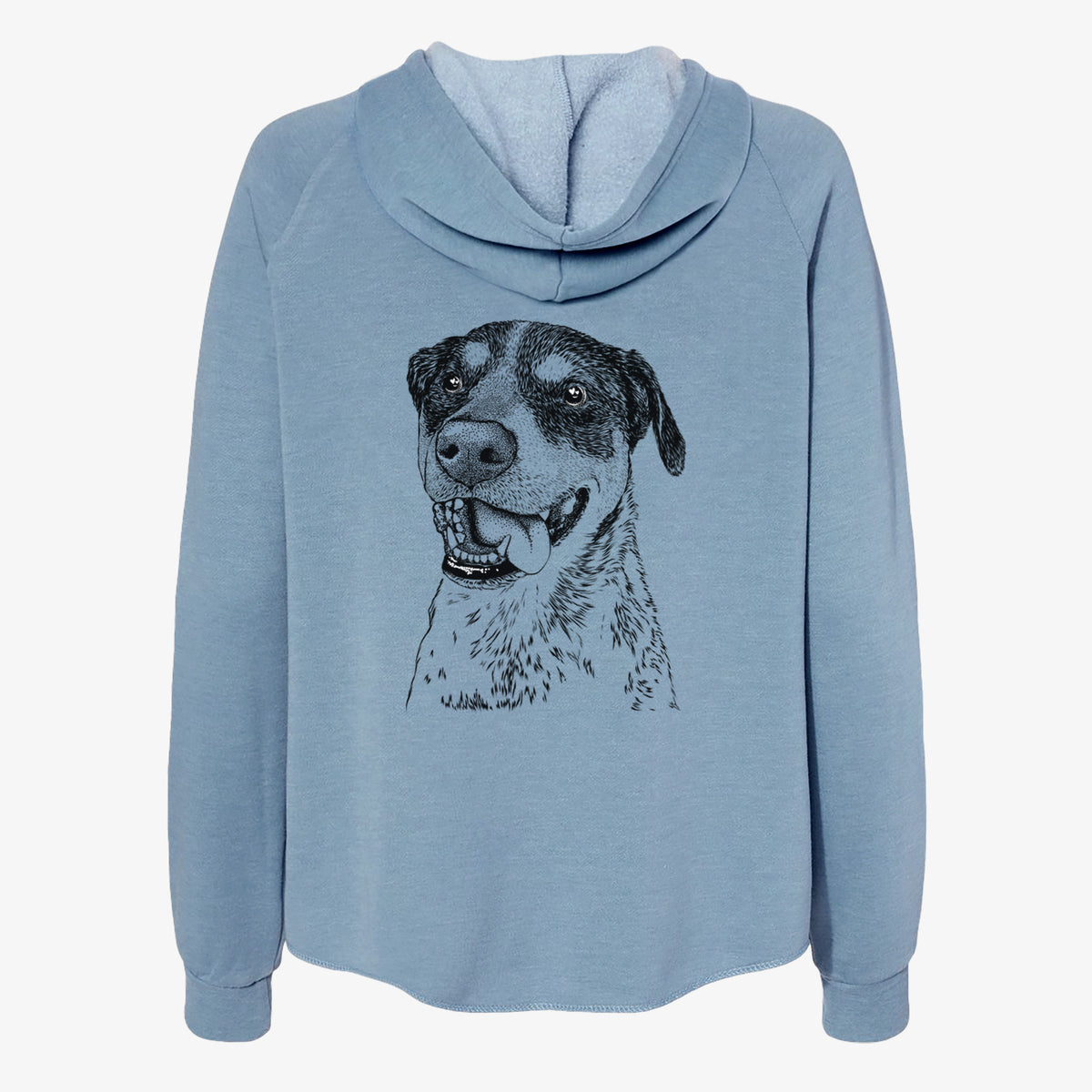Gerti the Mixed Breed - Women's Cali Wave Zip-Up Sweatshirt