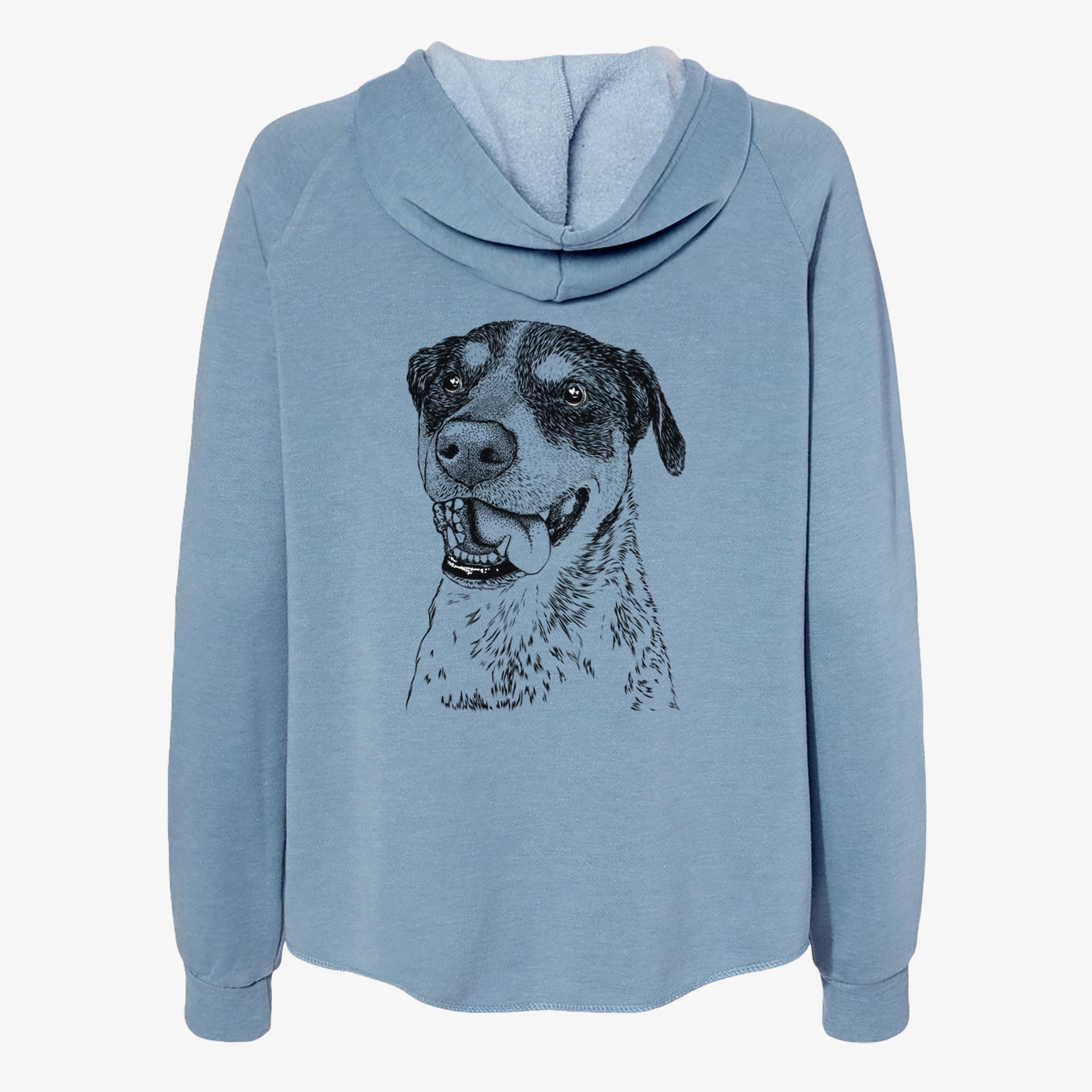 Gerti the Mixed Breed - Women's Cali Wave Zip-Up Sweatshirt