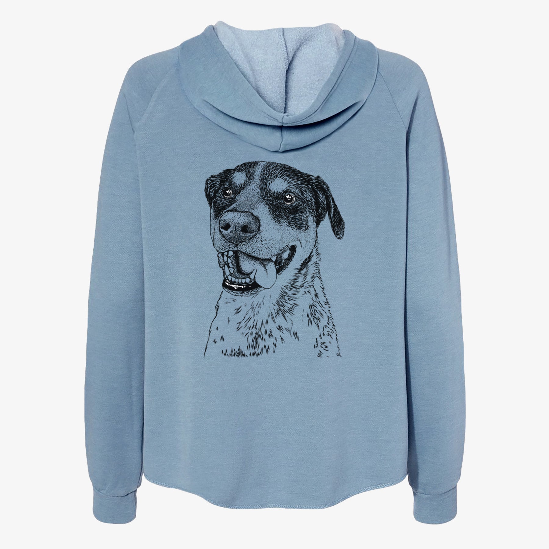 Gerti the Mixed Breed - Women's Cali Wave Zip-Up Sweatshirt