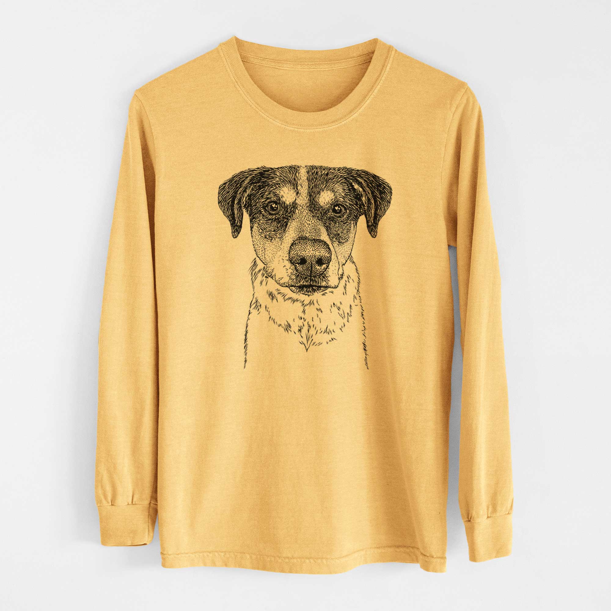Bare Gertrude the Mixed Breed - Heavyweight 100% Cotton Long Sleeve