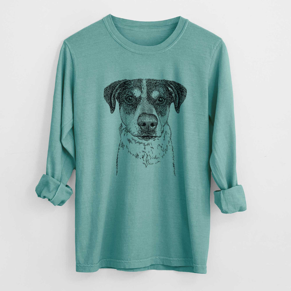 Bare Gertrude the Mixed Breed - Heavyweight 100% Cotton Long Sleeve
