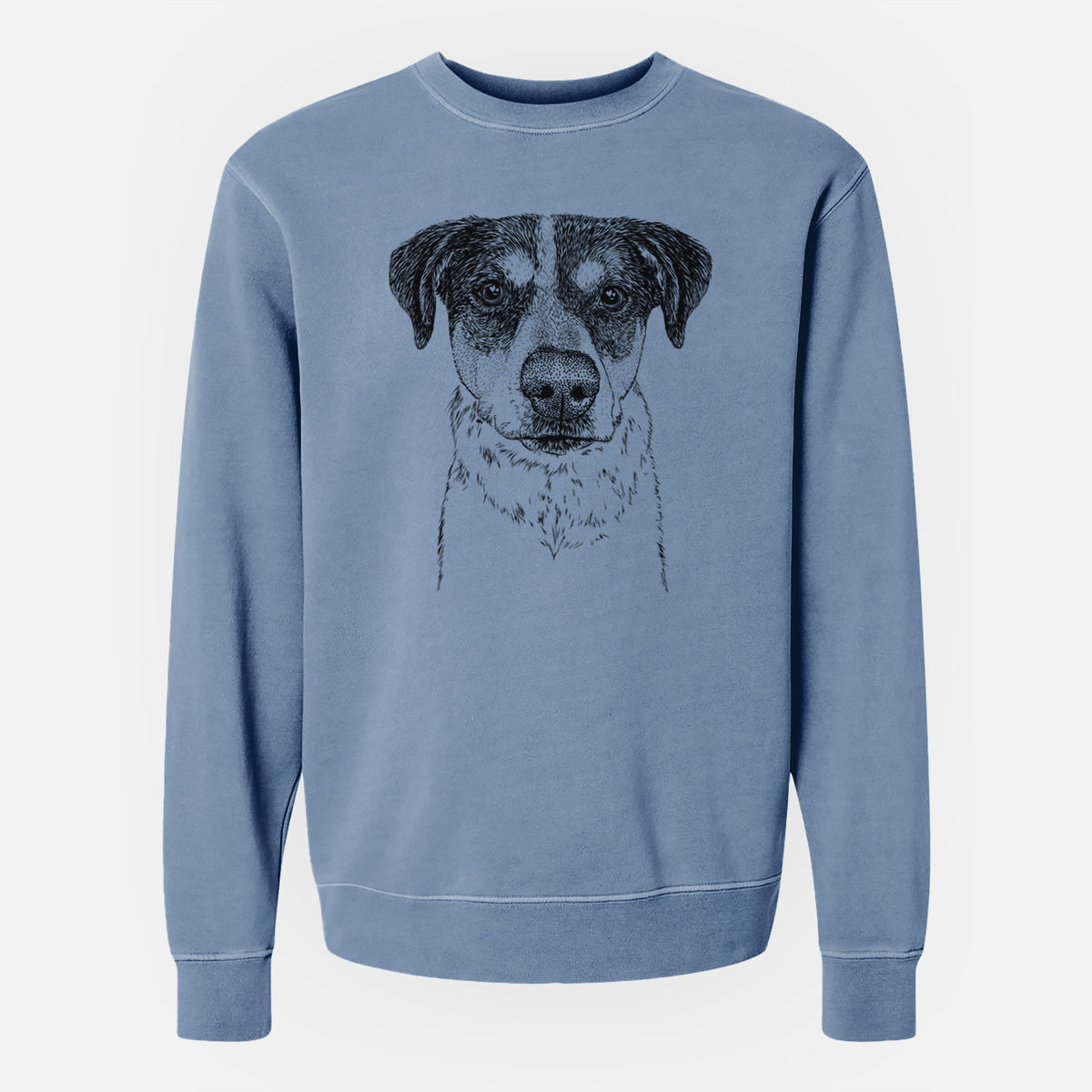 Bare Gertrude the Mixed Breed - Unisex Pigment Dyed Crew Sweatshirt