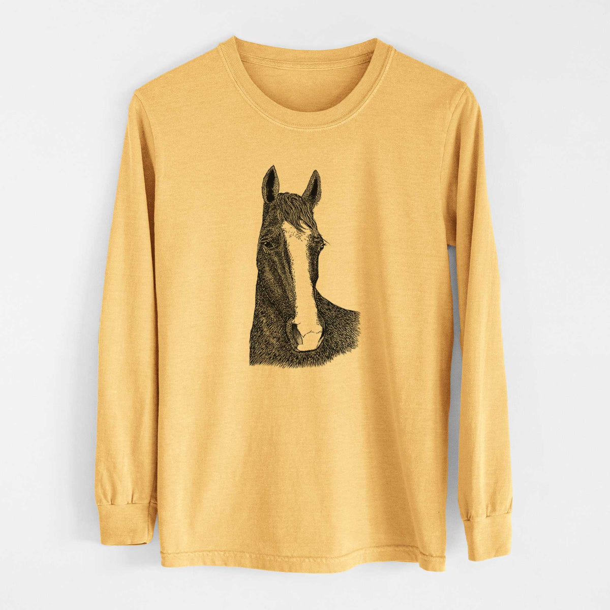 Bare Gibson the Tennessee Walking Horse - Heavyweight 100% Cotton Long Sleeve