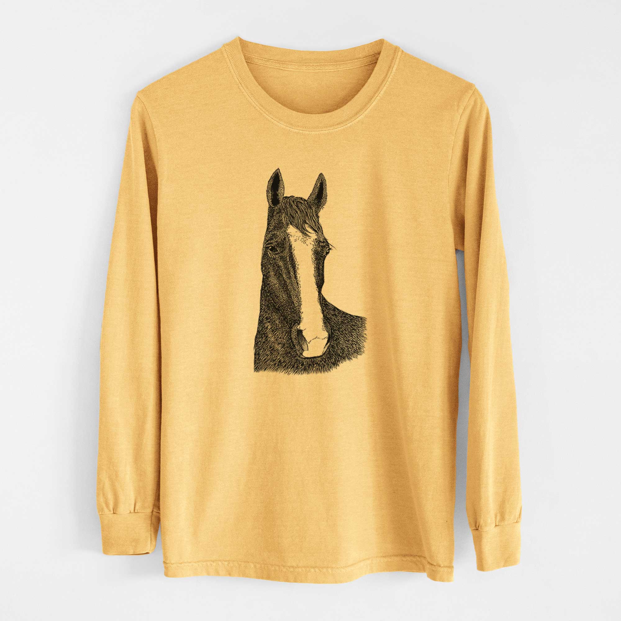 Bare Gibson the Tennessee Walking Horse - Heavyweight 100% Cotton Long Sleeve