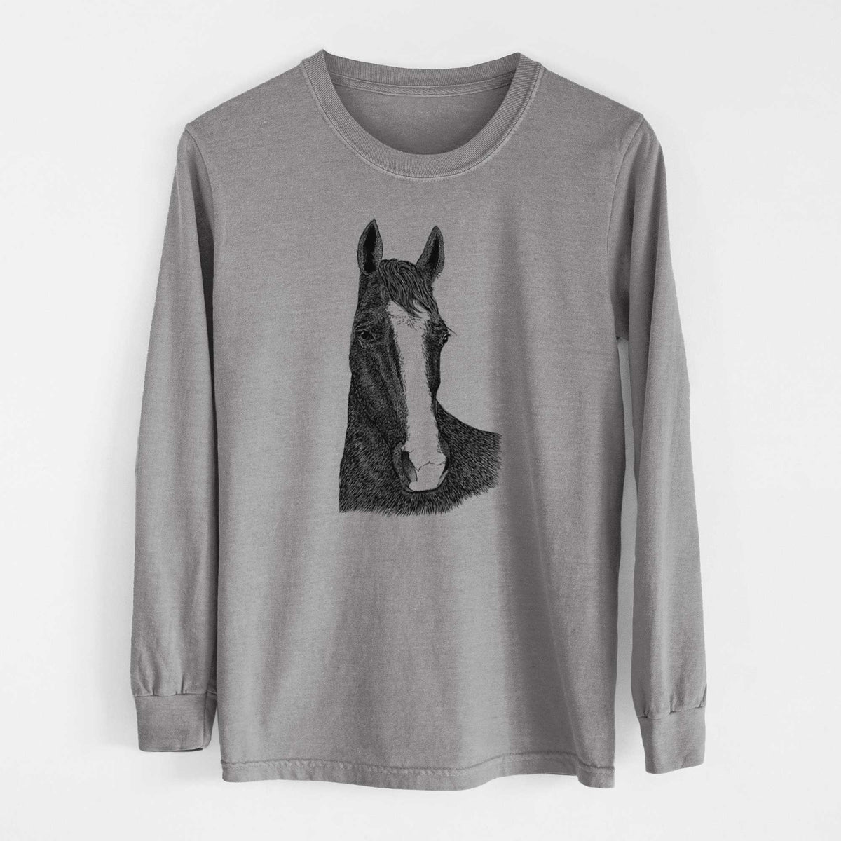 Bare Gibson the Tennessee Walking Horse - Heavyweight 100% Cotton Long Sleeve