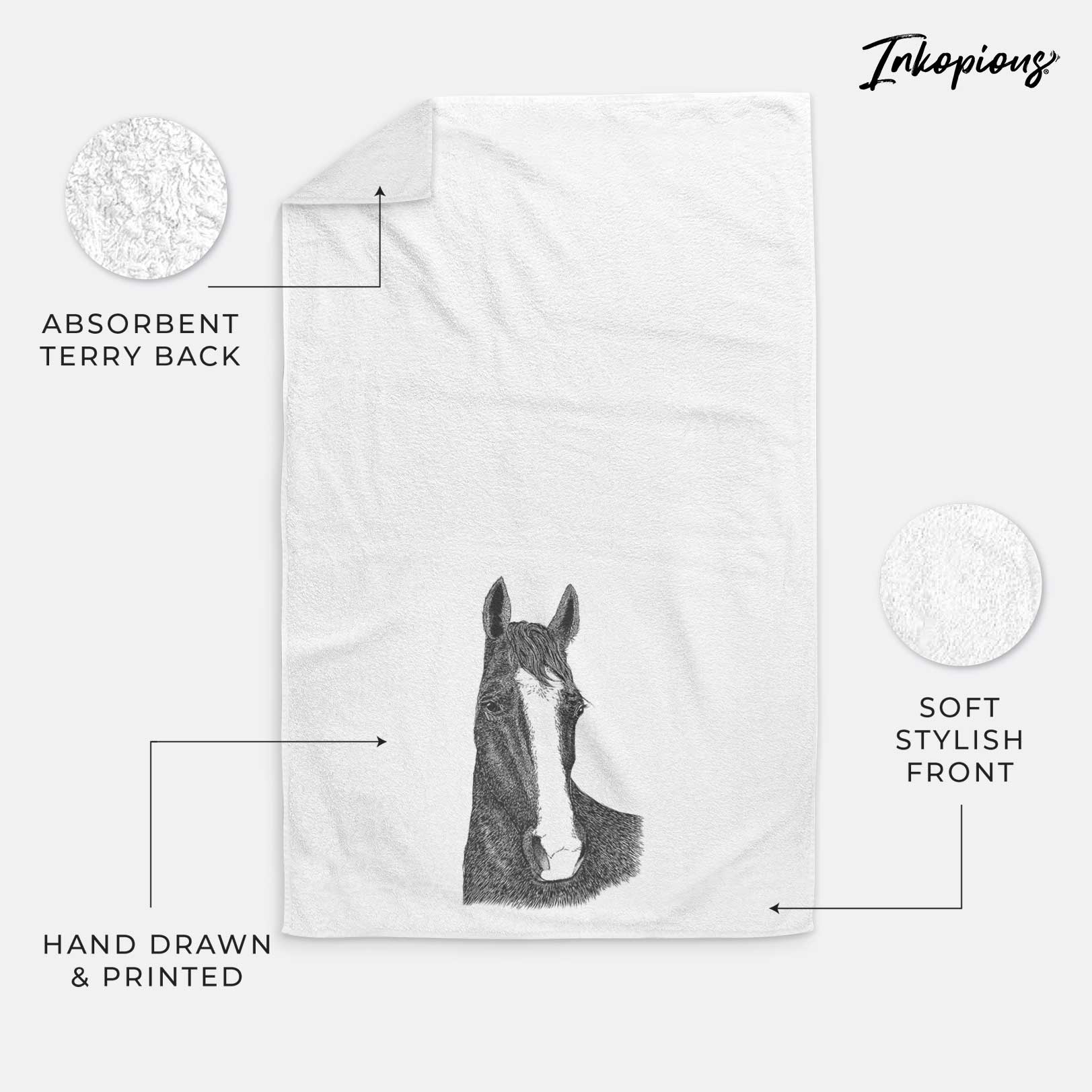 Gibson the Tennessee Walking Horse Decorative Hand Towel