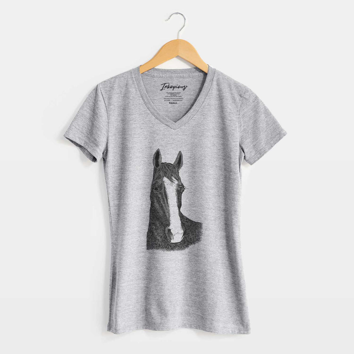 Bare Gibson the Tennessee Walking Horse - Women's V-neck Shirt