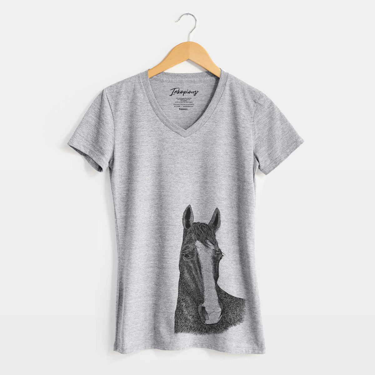 Bare Gibson the Tennessee Walking Horse - Women's V-neck Shirt