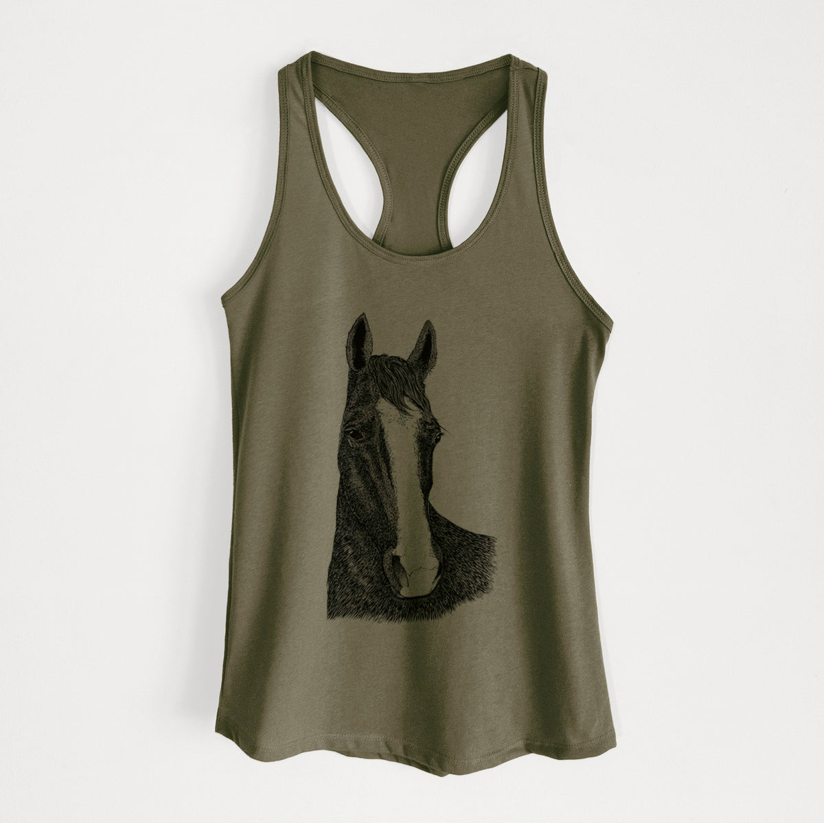 Gibson the Tennessee Walking Horse - Women's Racerback Tanktop
