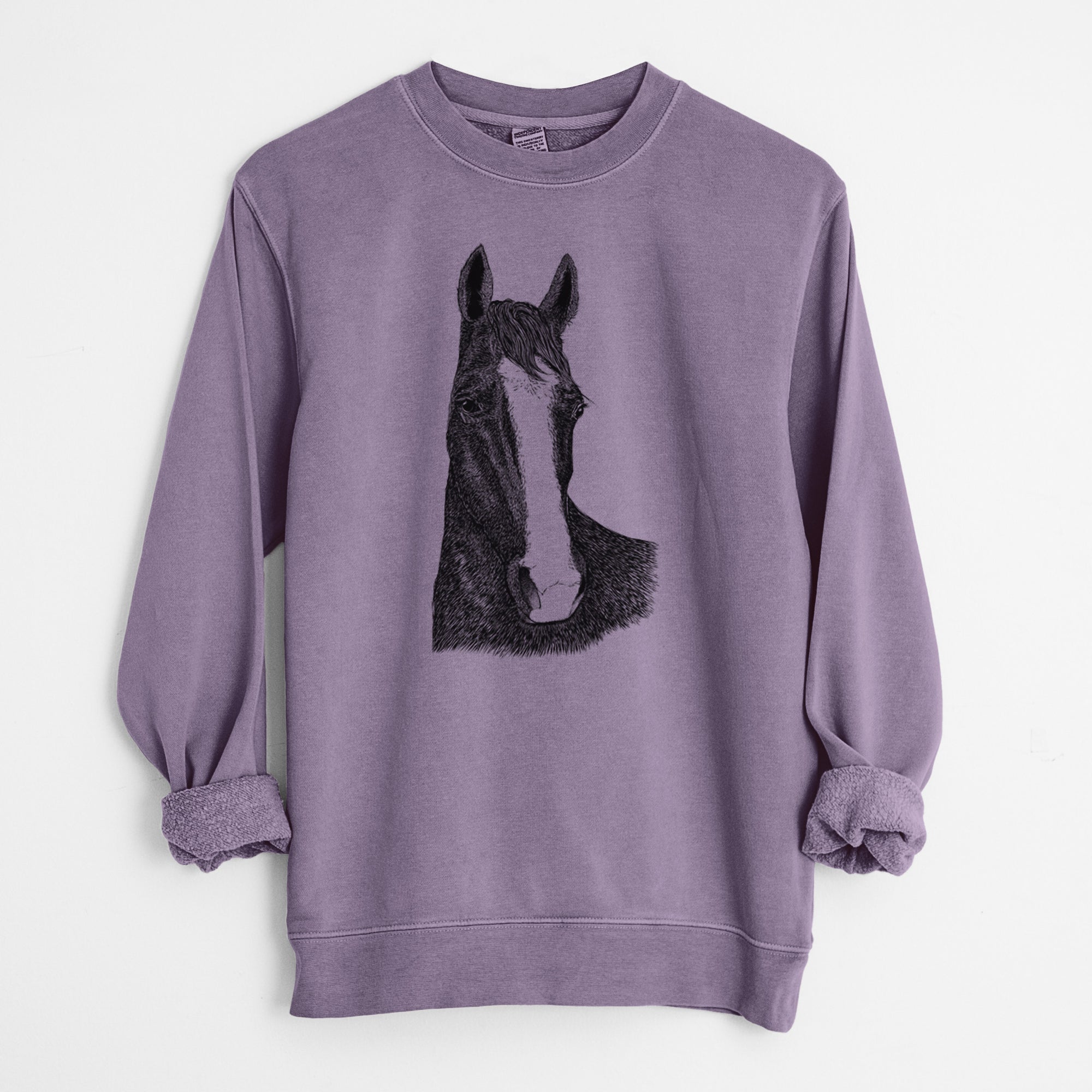 Bare Gibson the Tennessee Walking Horse - Unisex Pigment Dyed Crew Sweatshirt