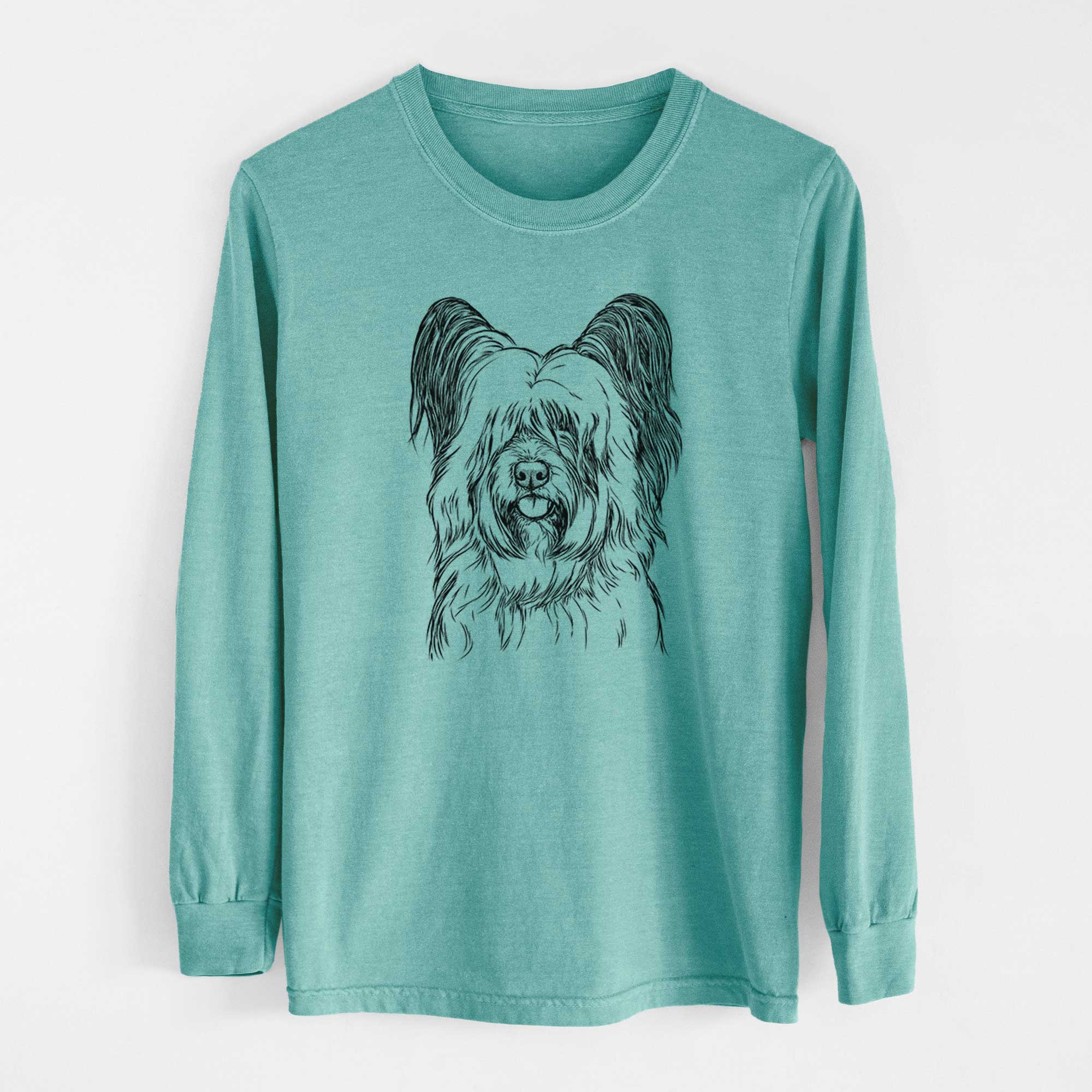 Bare Gideon the Skye Terrier - Heavyweight 100% Cotton Long Sleeve