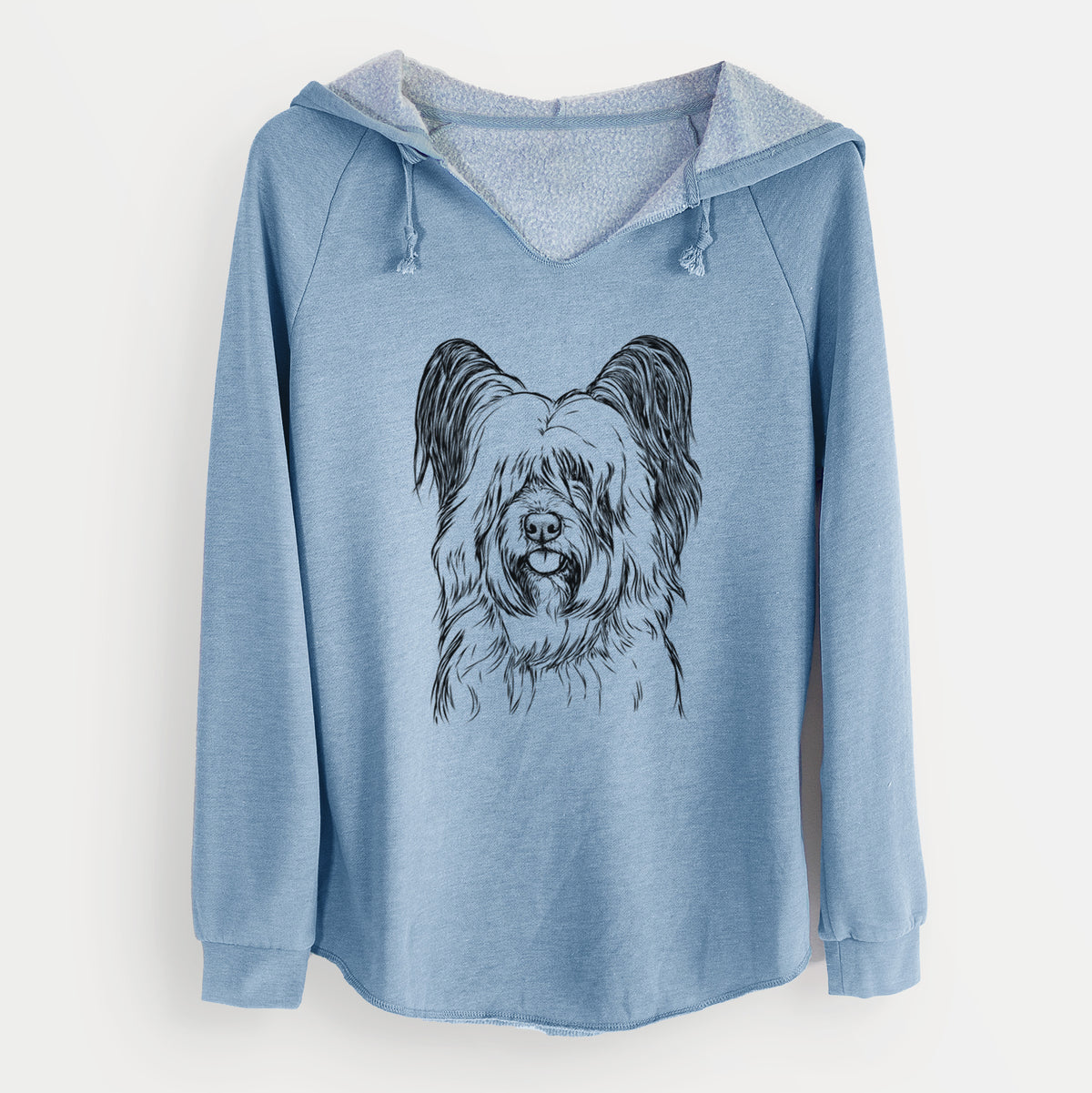 Bare Gideon the Skye Terrier - Cali Wave Hooded Sweatshirt