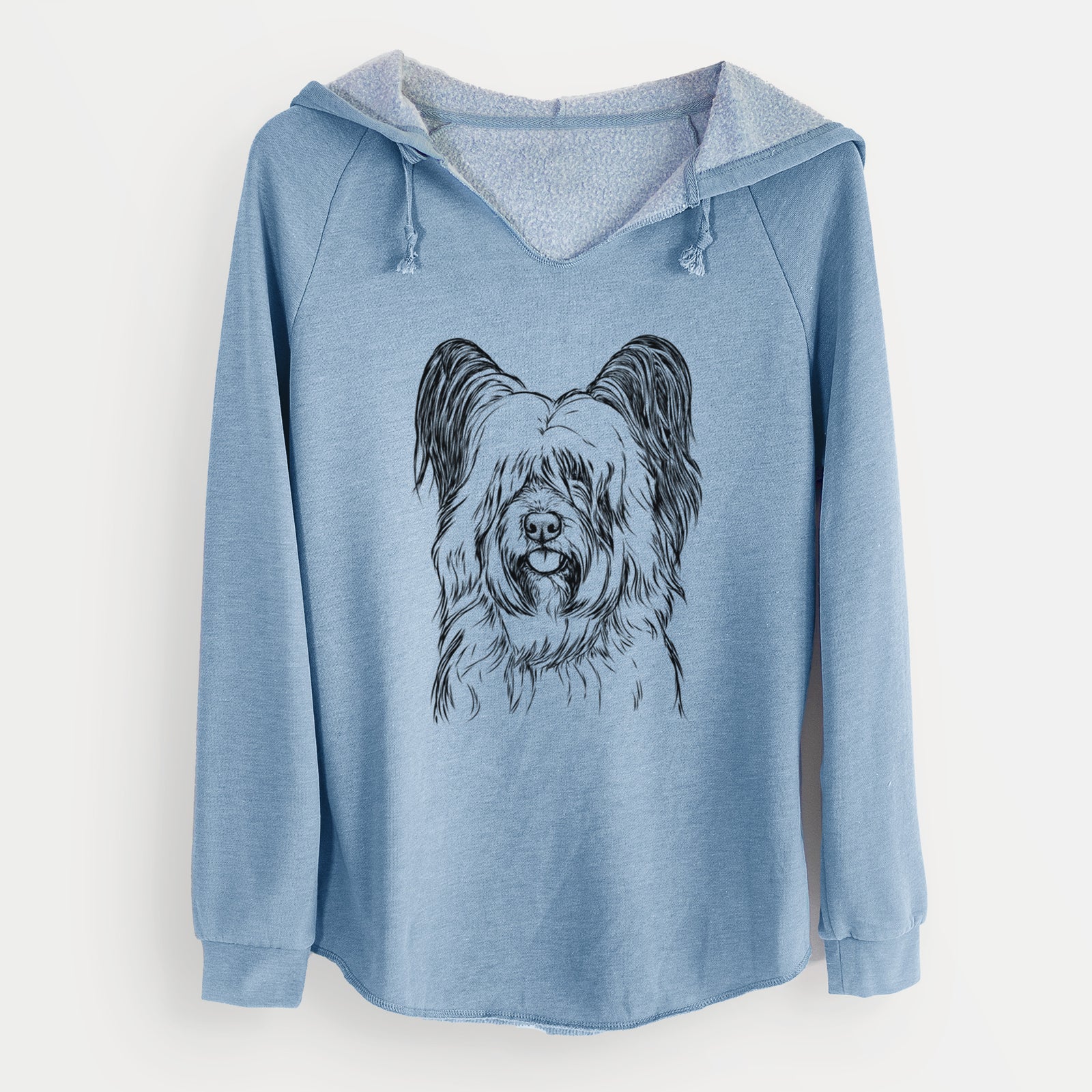 Bare Gideon the Skye Terrier - Cali Wave Hooded Sweatshirt