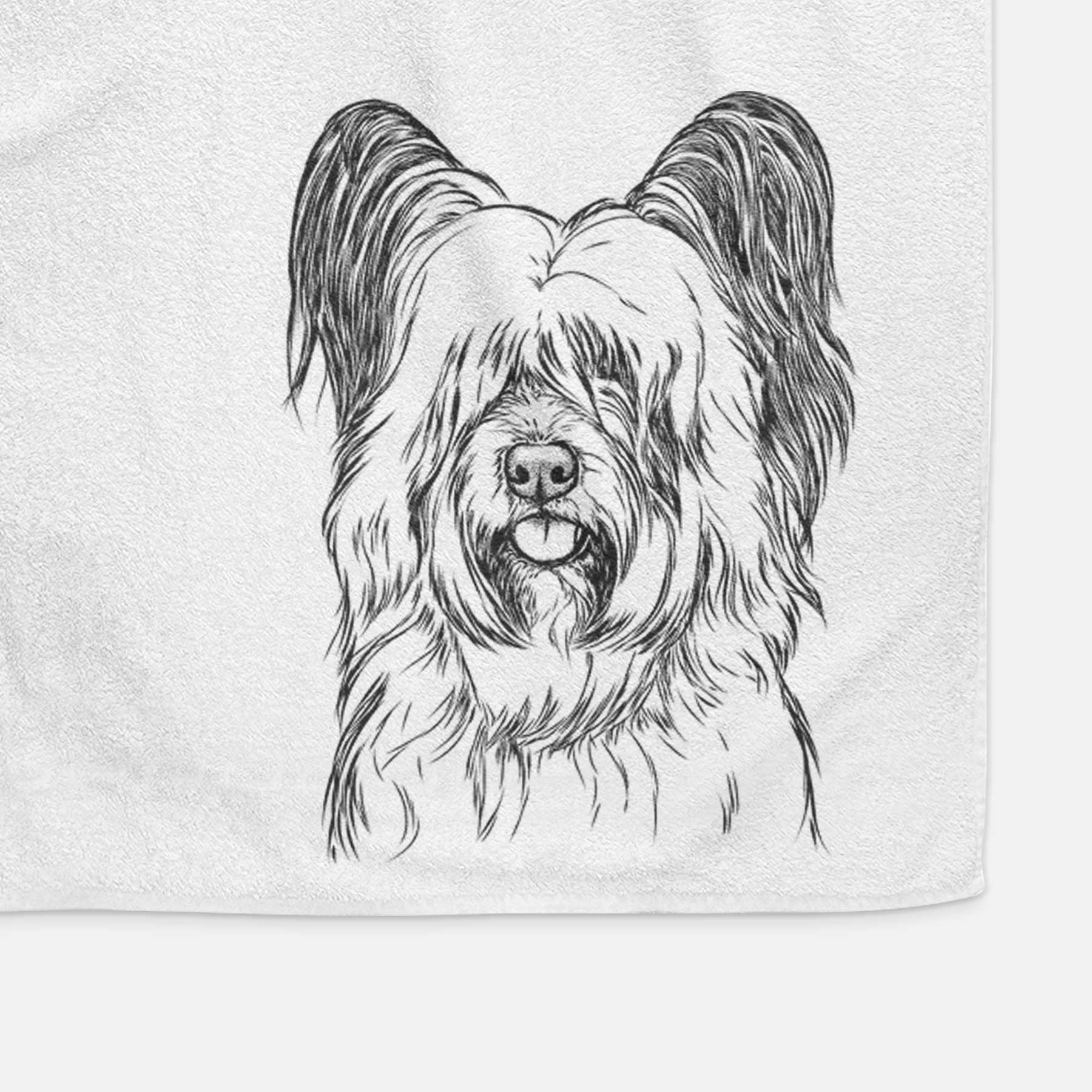 Gideon the Skye Terrier Decorative Hand Towel