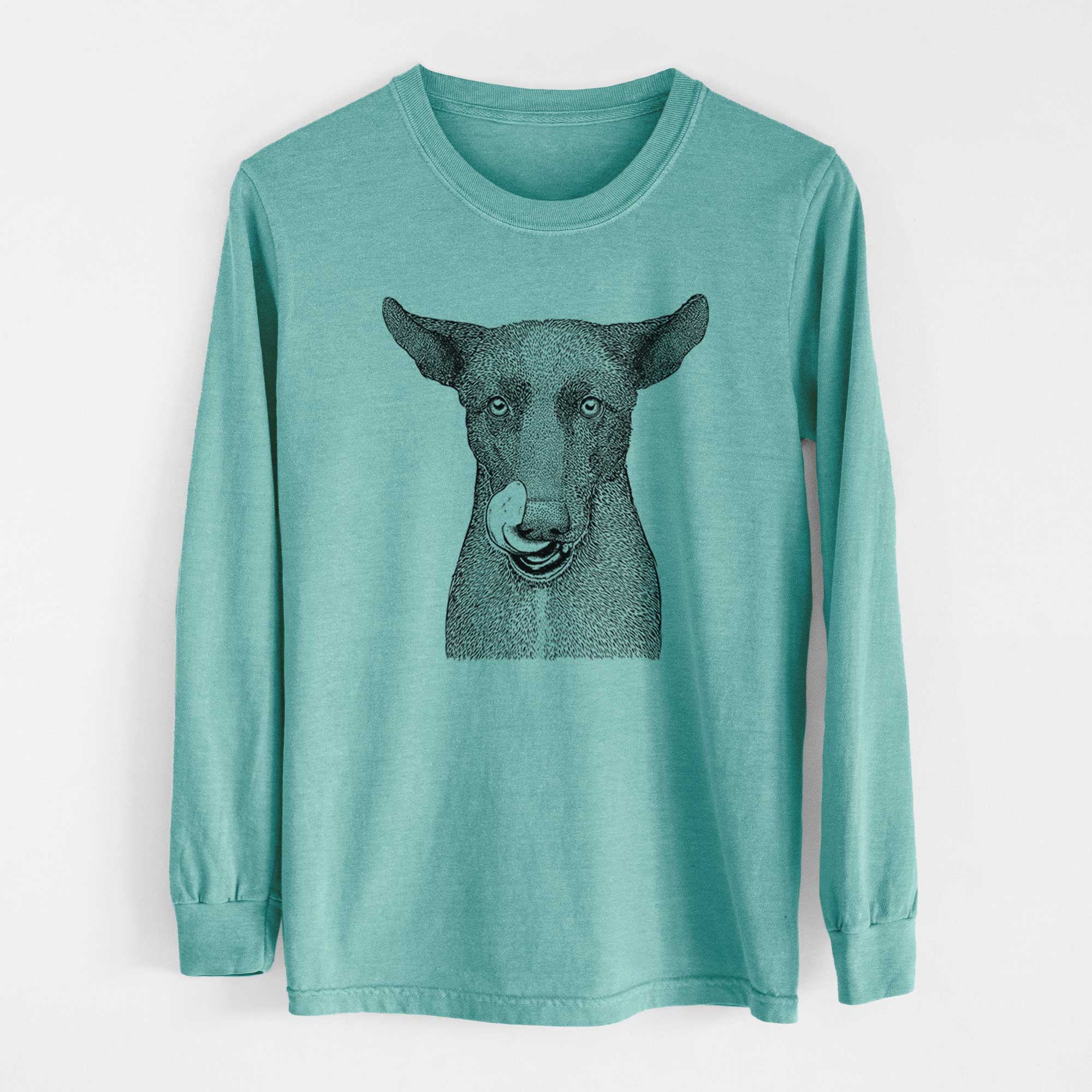 Bare Gidget the Mexican Street Dog - Heavyweight 100% Cotton Long Sleeve