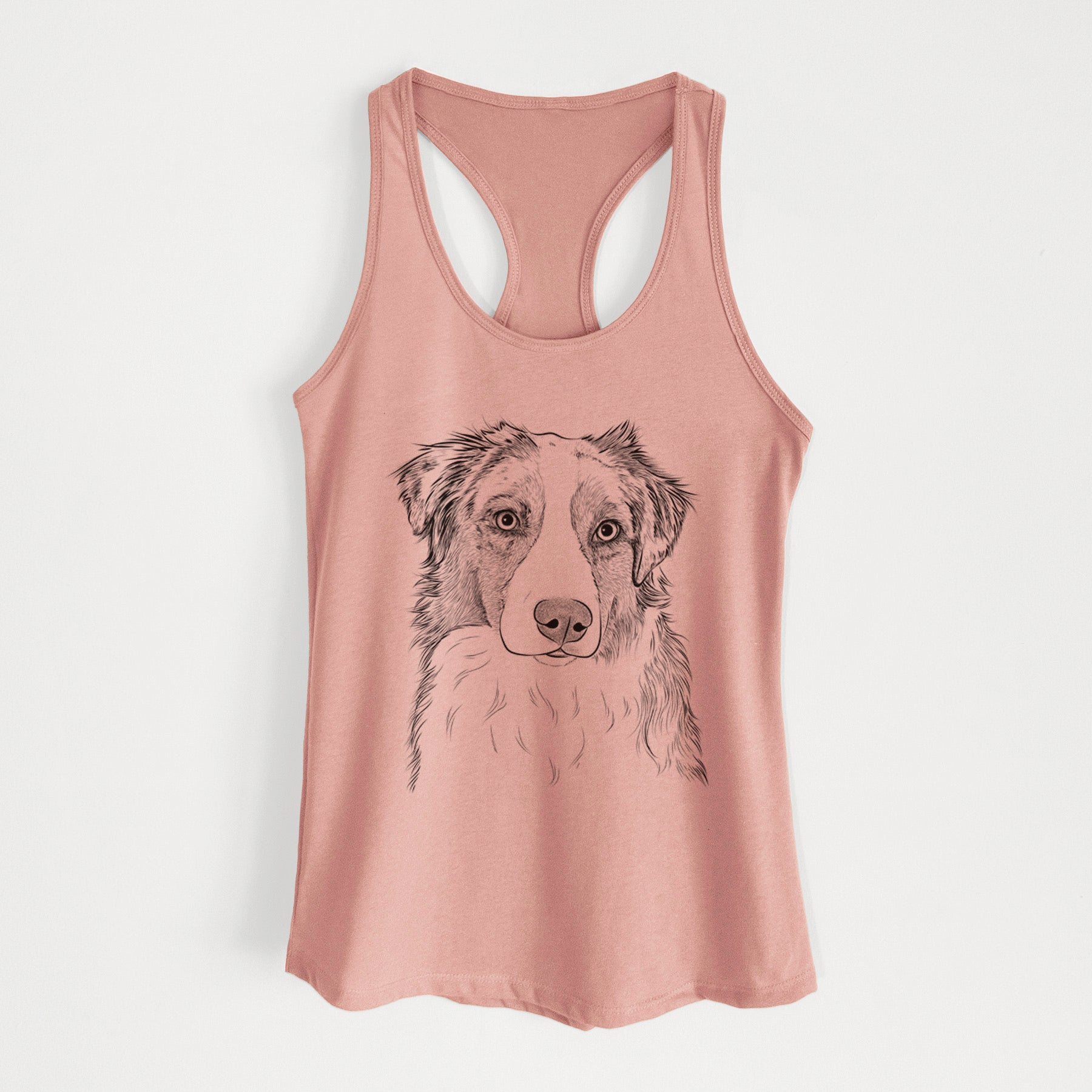 Ginger the Australian Shepherd - Women's Racerback Tanktop