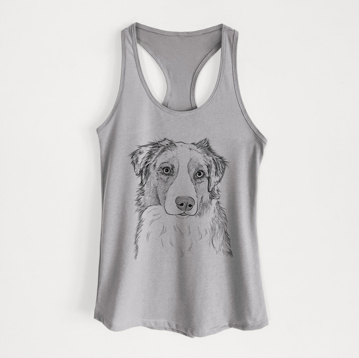 Ginger the Australian Shepherd - Women&#39;s Racerback Tanktop