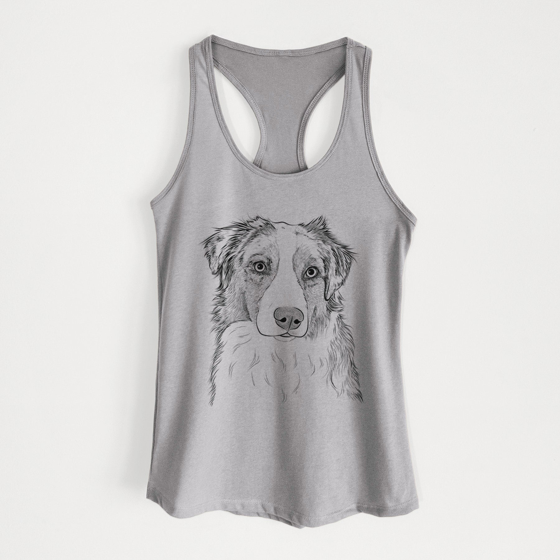 Ginger the Australian Shepherd - Women's Racerback Tanktop