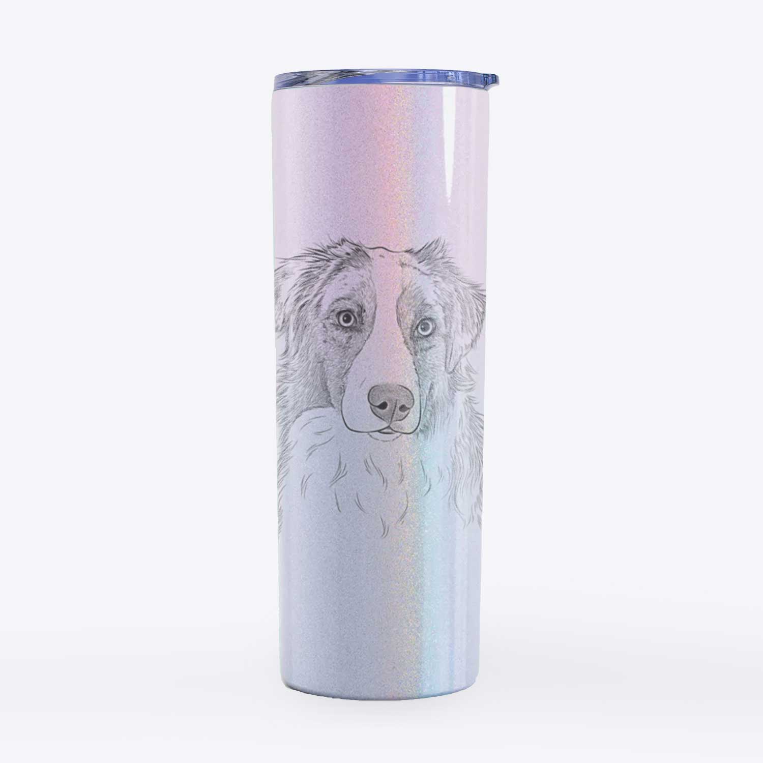 Ginger the Australian Shepherd - 20oz Skinny Tumbler