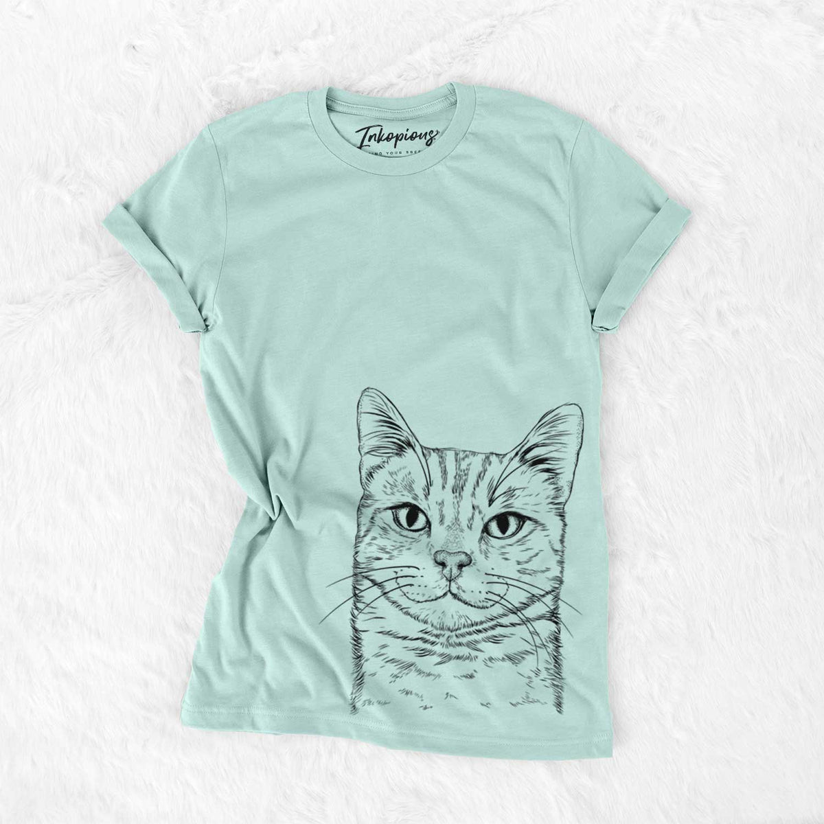 Bare Ginger Tom the Tabby Cat - Unisex Crewneck