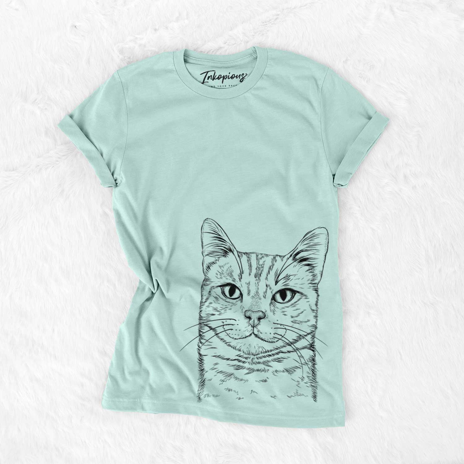 Bare Ginger Tom the Tabby Cat - Unisex Crewneck