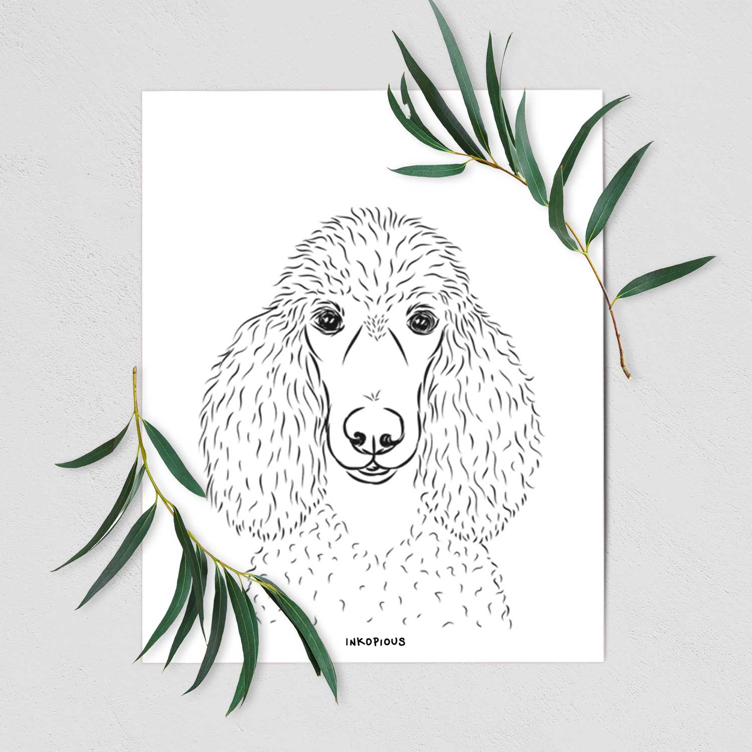 Giovanni the Poodle Art Print