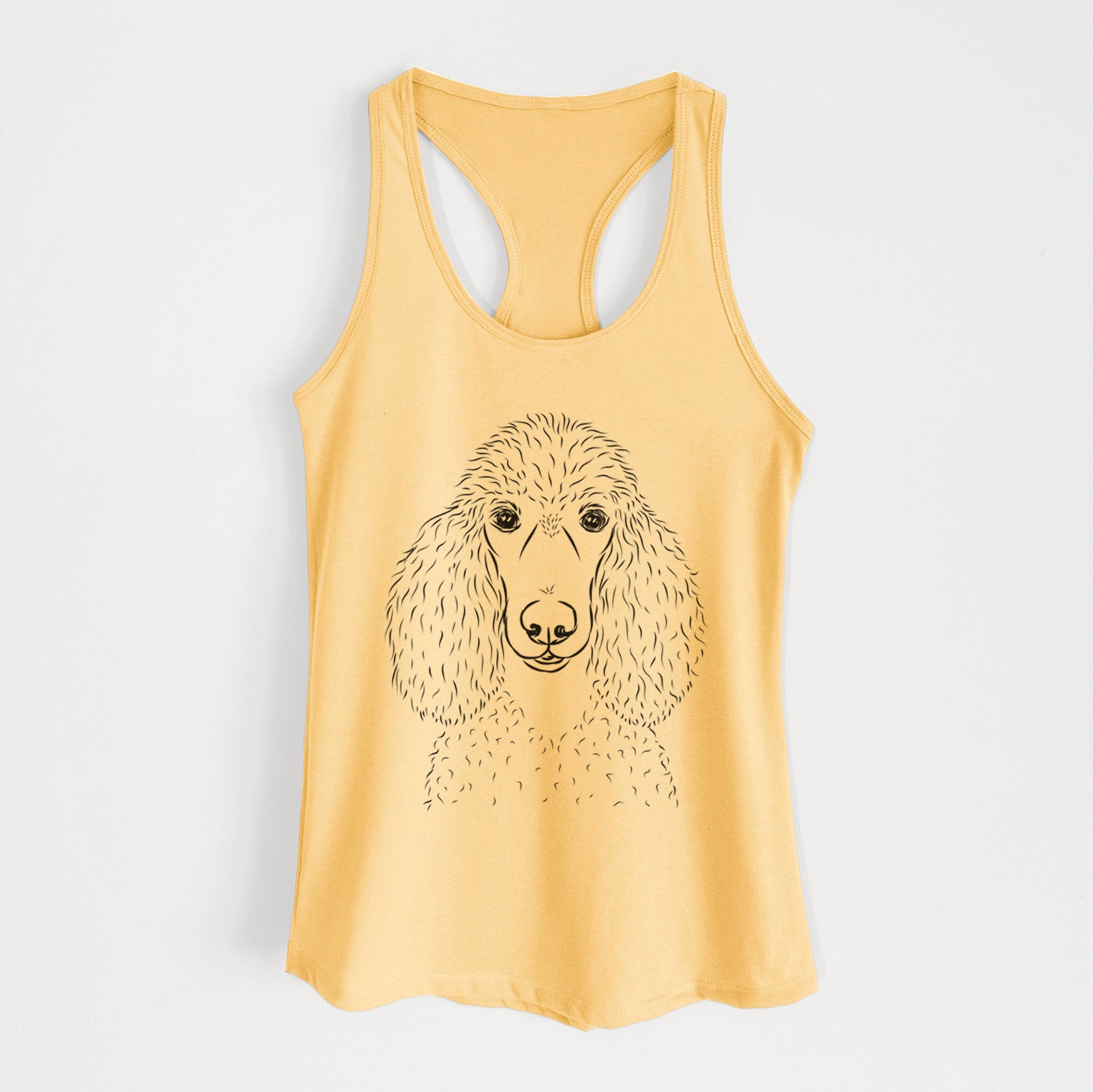 Giovanni the Poodle - Women's Racerback Tanktop