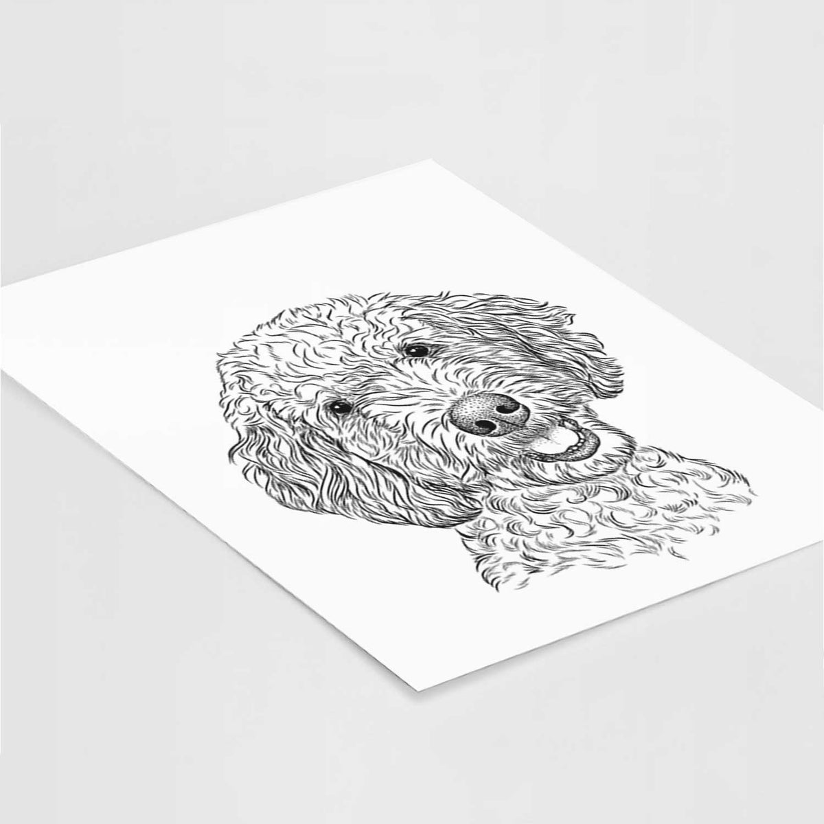 Gizmo the Goldendoodle Art Print