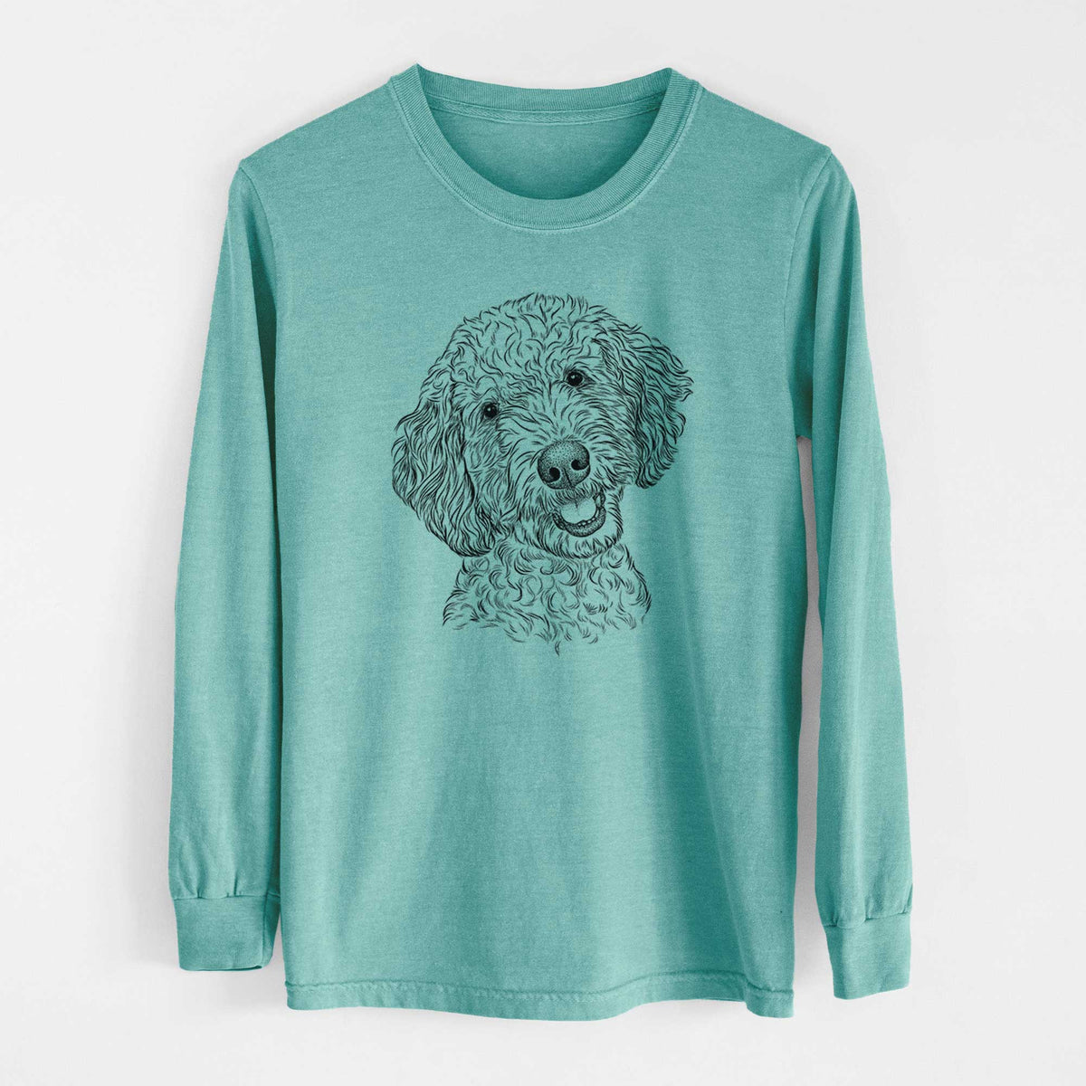 Bare Gizmo the Goldendoodle - Heavyweight 100% Cotton Long Sleeve